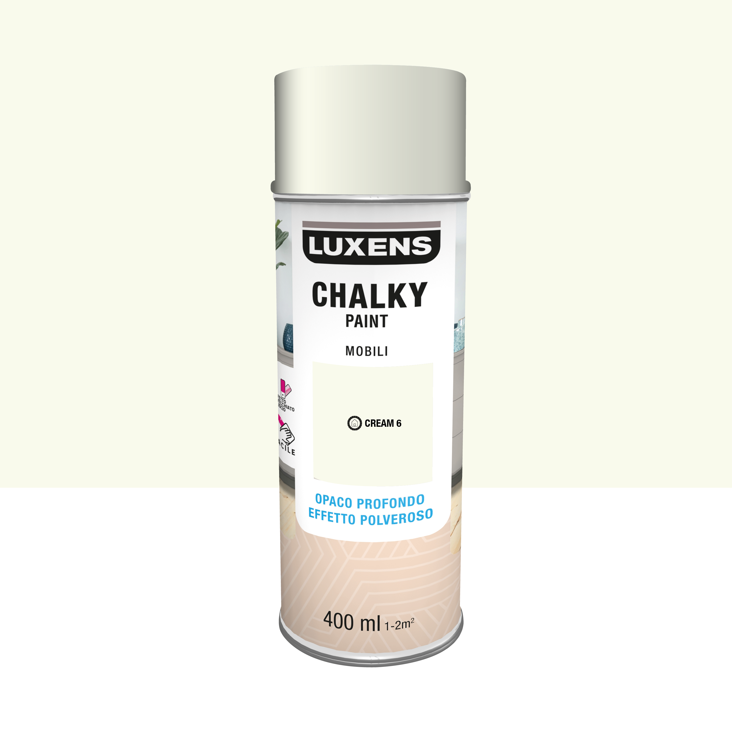 Smalto Spray Luxens Chalky Base Solvente Beige Cream Extramat L