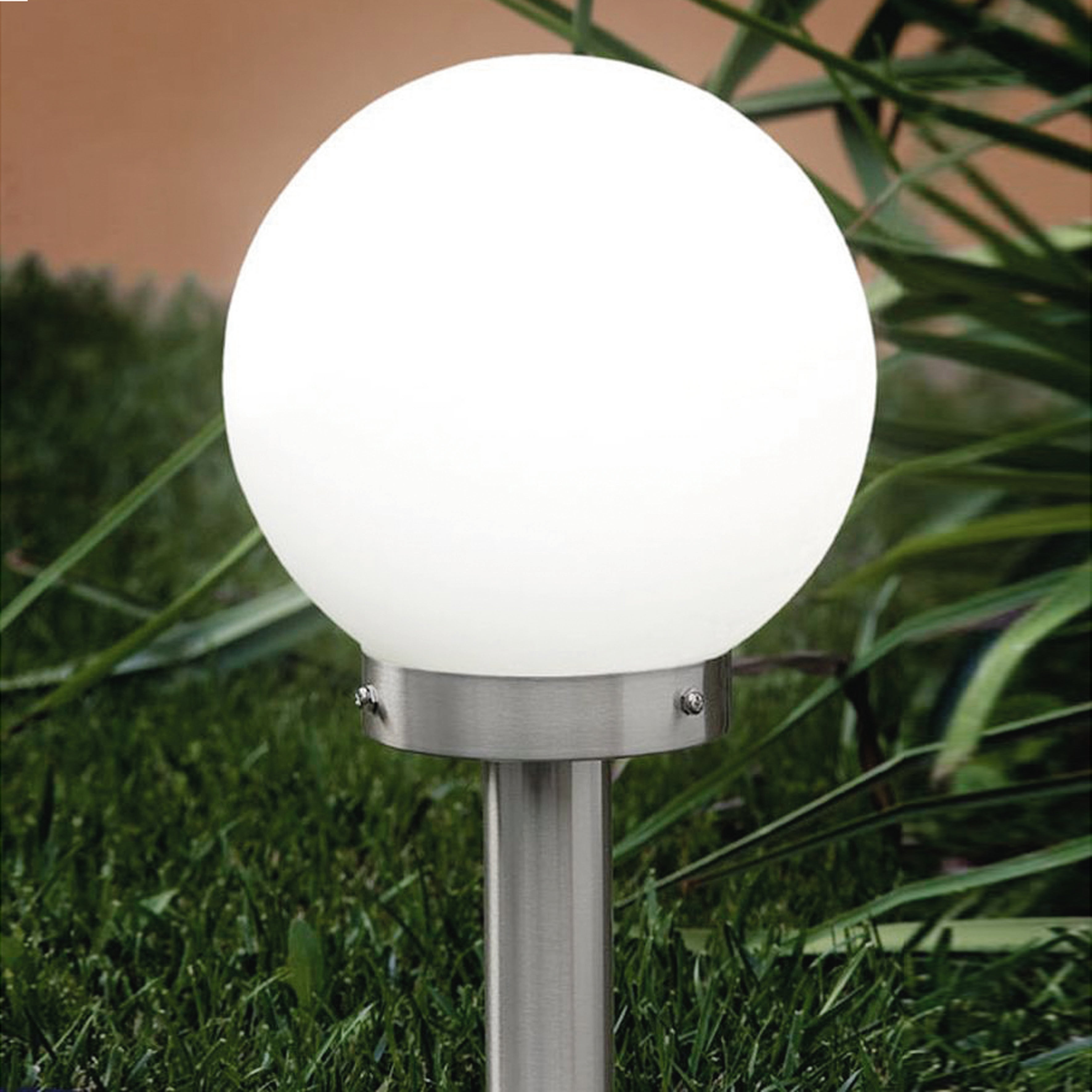 Lampioncino Da Giardino Nisia H50 Cm E27 In Inox Inox IP44 EGLO