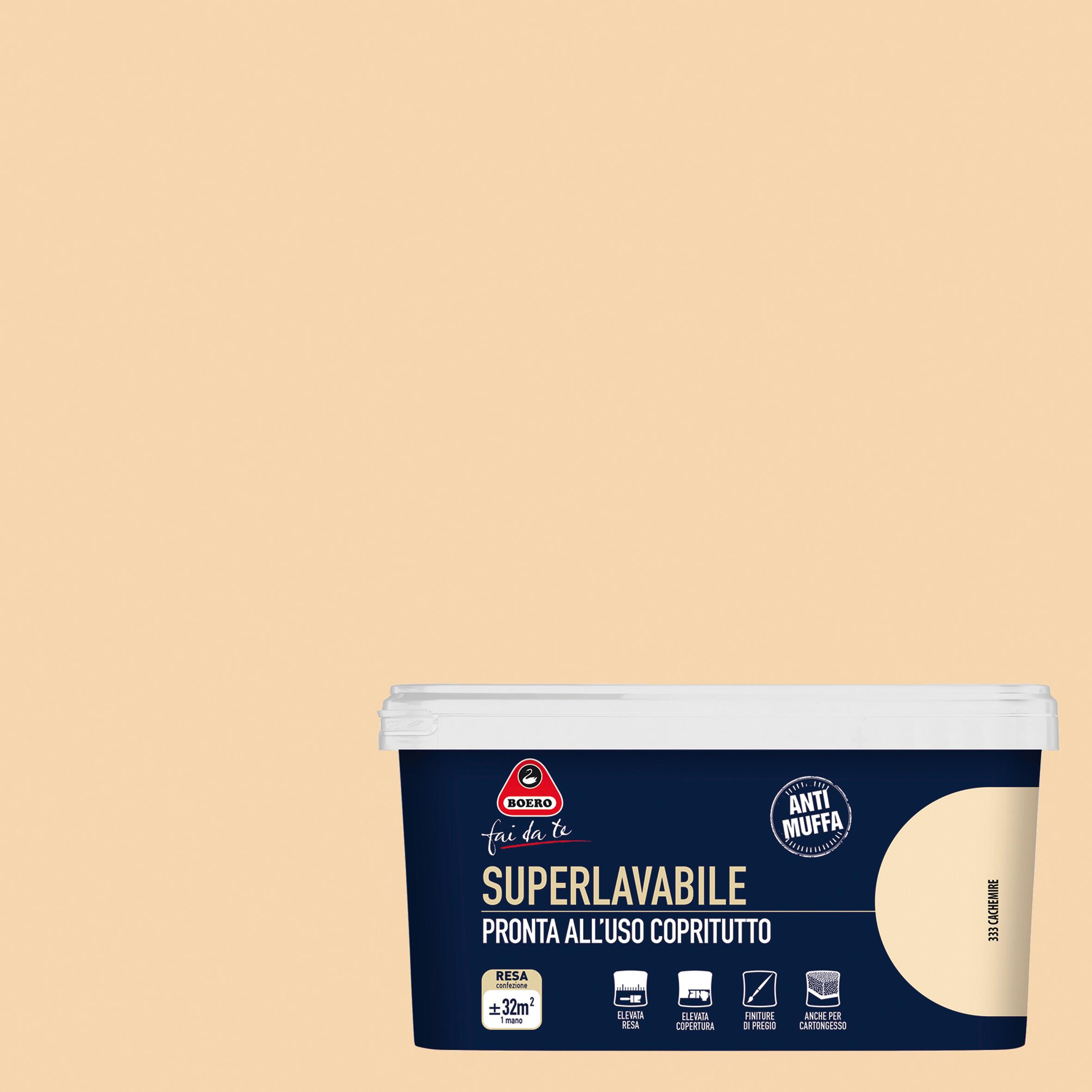 Pittura Murale Super Lavabile Antimuffa BOERO Superlavabile Beige