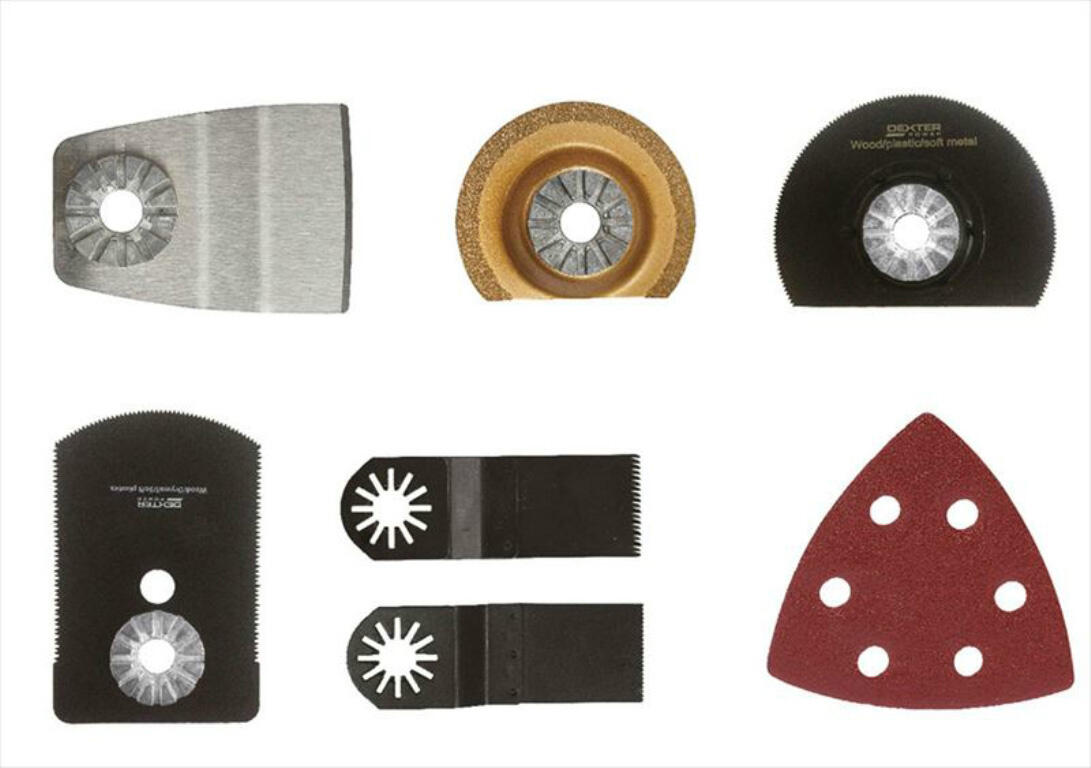 Set 3 Lame Per Utensile Multifunzione - Per Cemento, Piastrelle E Intonaco, Con Rivestimento In Carburo - Foto 3