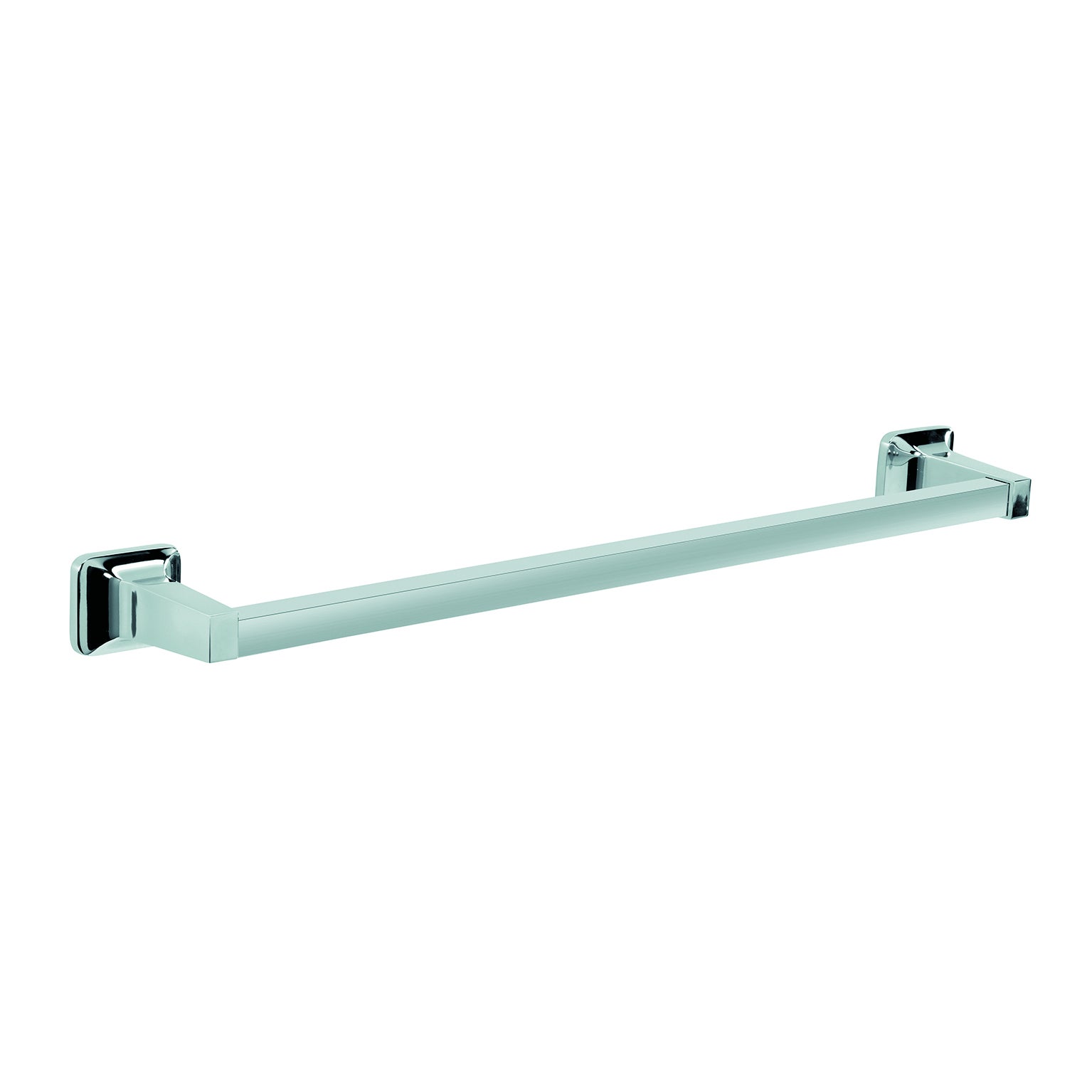 Porta salviette fisso a muro 1 barra K2 cromo opaco L 59.7 cm
