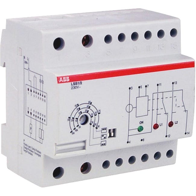 Kit Modulo gestione carichi ABB ELLSS1-2 90A 4 moduli 230V | Leroy Merlin
