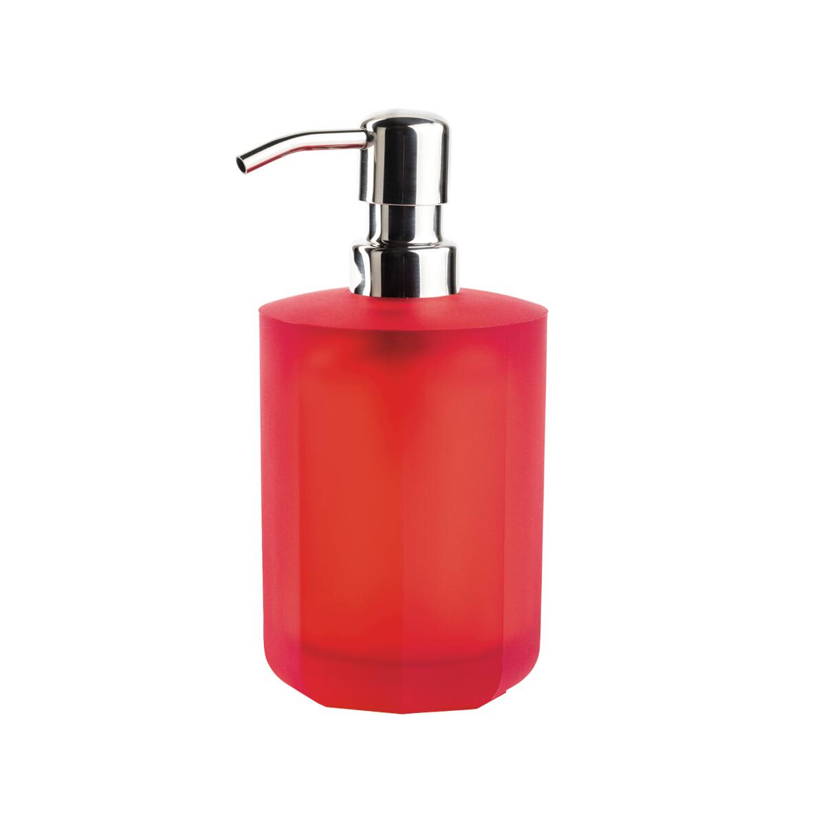 Dispenser sapone Face rosso | Leroy Merlin