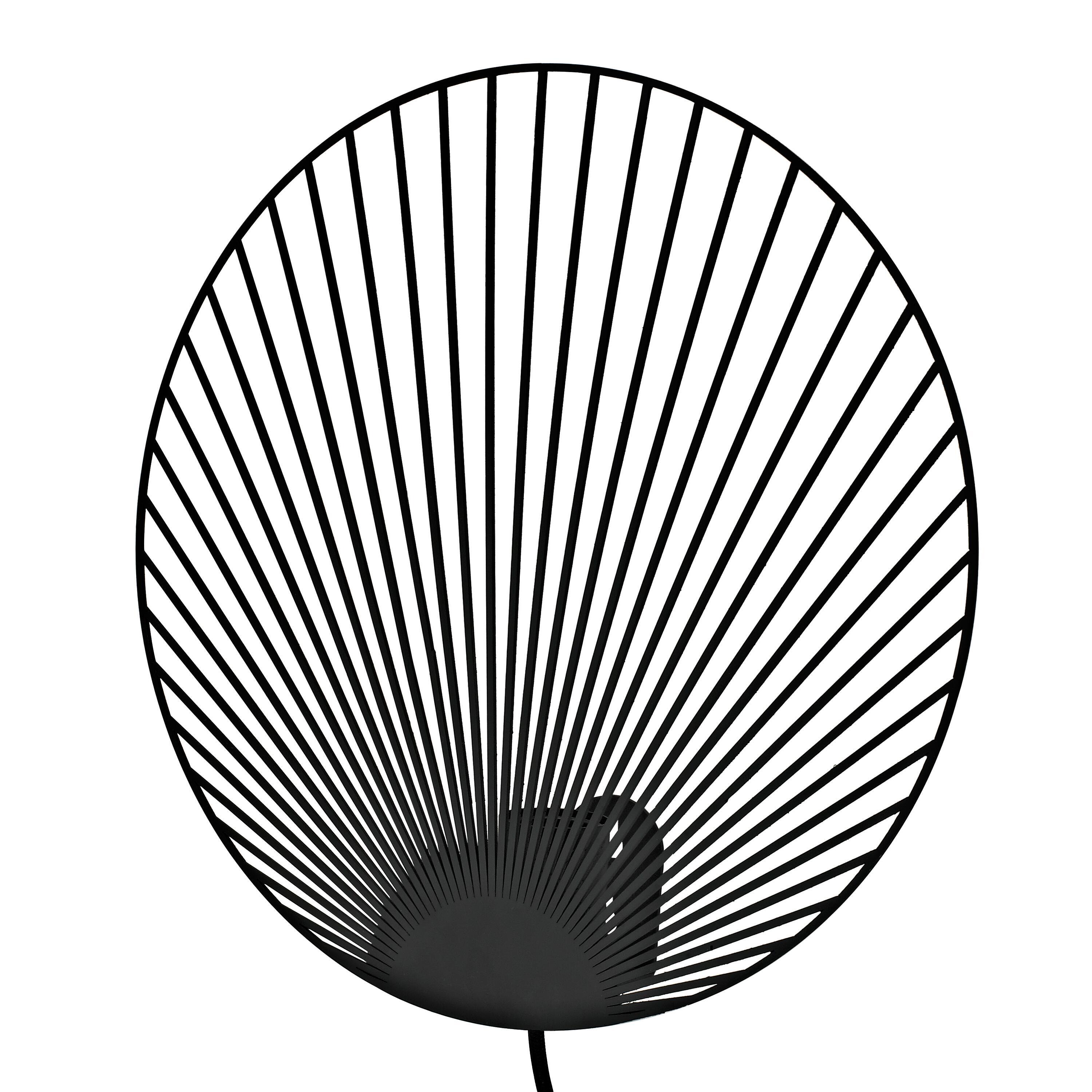 Applique design Palm nero, in metallo, D. 35 cm INSPIRE - 4
