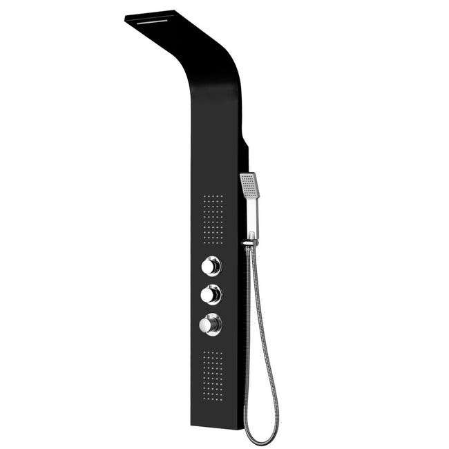 Colonna Doccia Idromassaggio Cali3 Con Miscelatore Termostatico Nero 2 Getti Leroy Merlin Leroy Merlin Colonna Doccia Idromassaggio