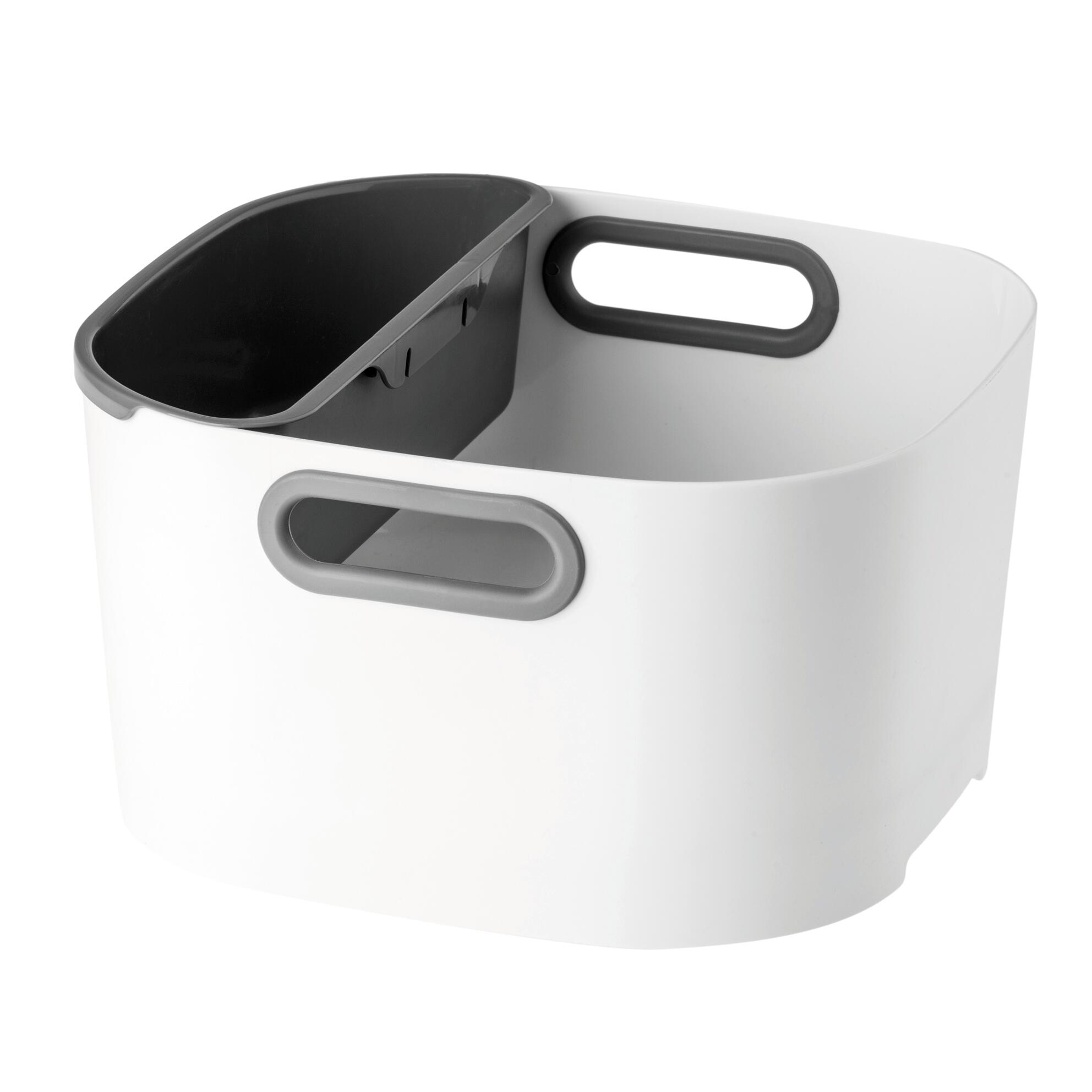 Mobile Bagno 80 Cm Sospeso Con Lavabo Da Appoggio Bacinella Ceramica 2 Cassetti Grigio Antracite Olmo 305734z 92278718