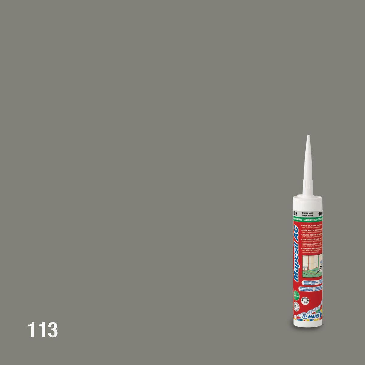 Giunto di dilatazione Mapesil AC 113 grigio / argento 0.35 Kg