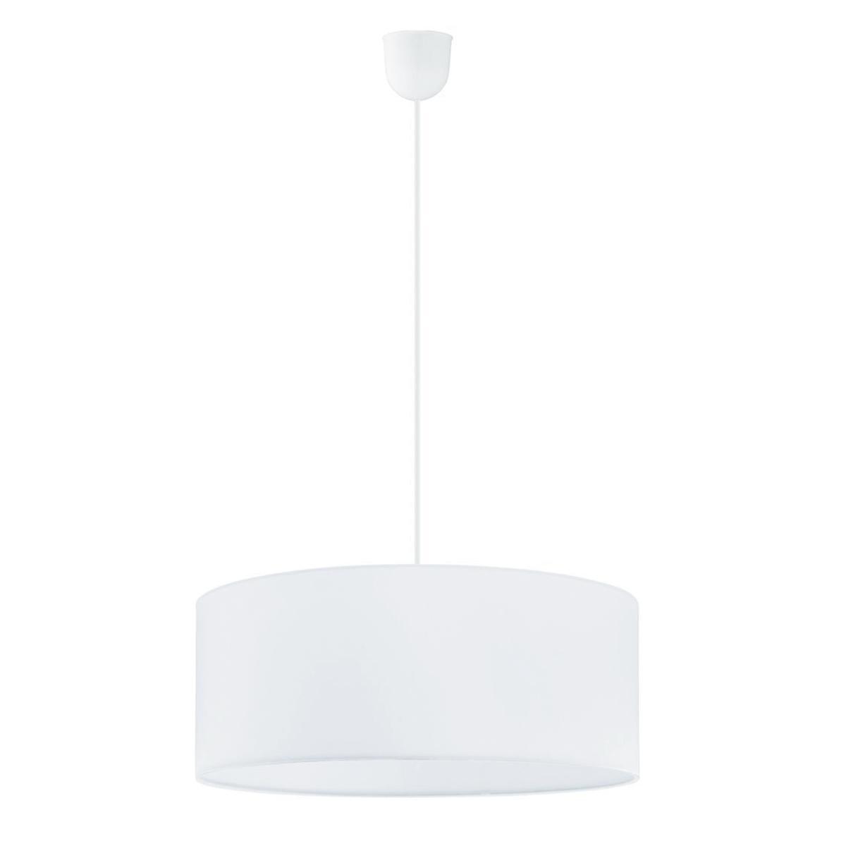 Lampadario Moderno Sitia bianco in tessuto, D. 48 cm, 3 luci, INSPIRE - 2