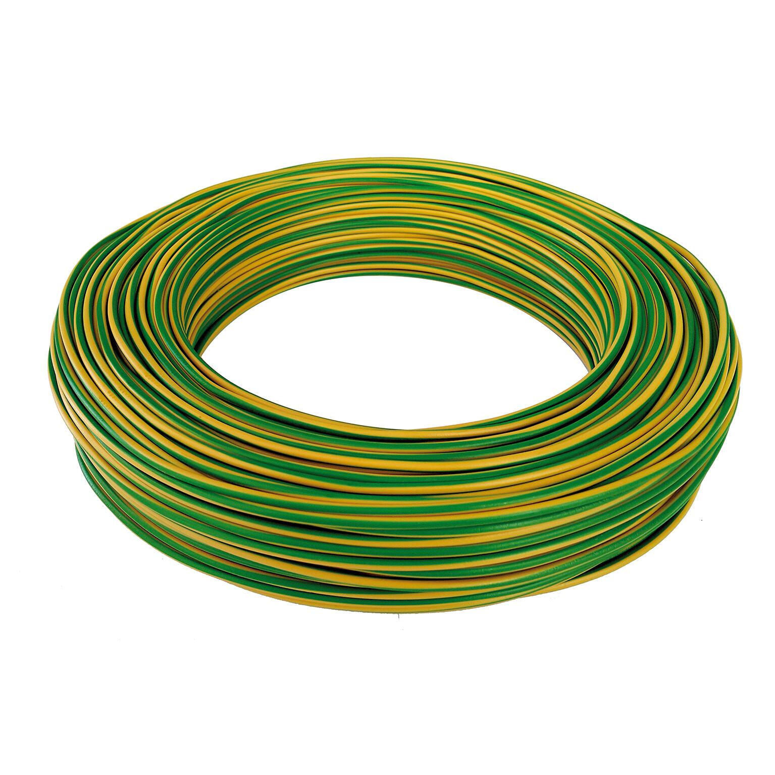 Cavo elettrico giallo/verde FS17 1 x 2,5 mm² 100 m BALDASSARI CAVI Matassa - 1