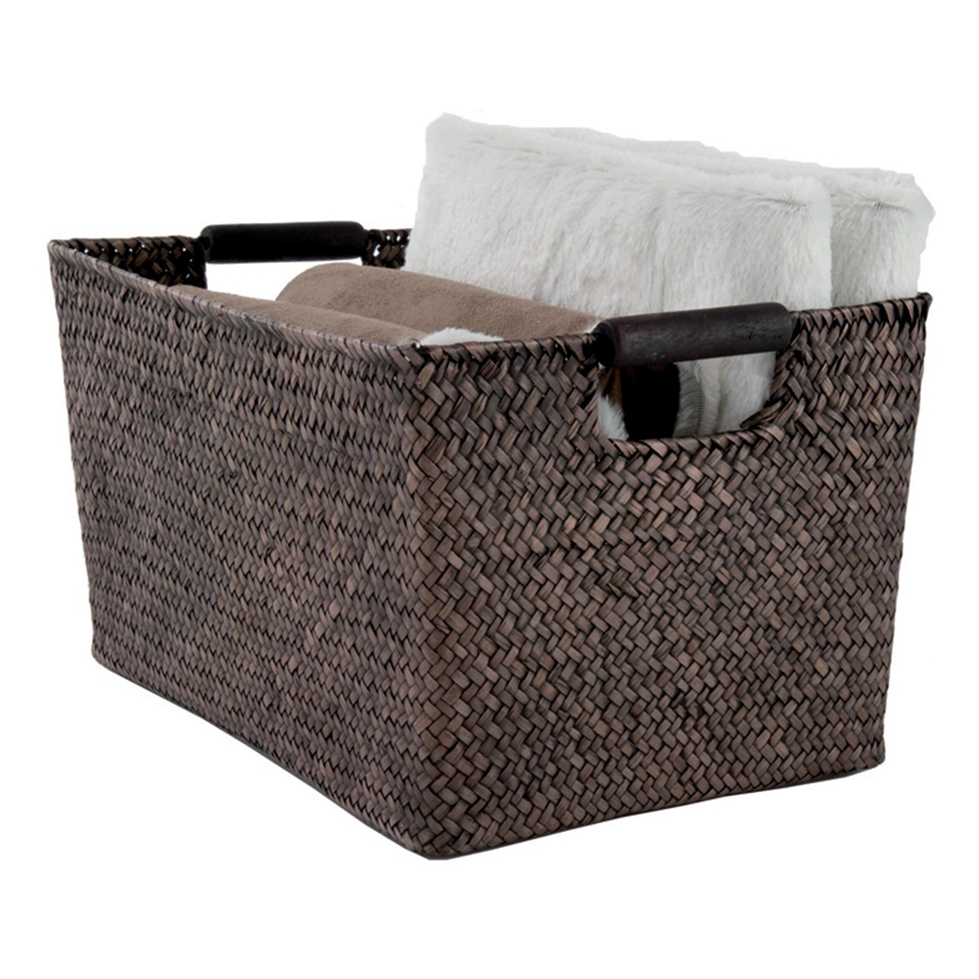 Cesta L 36 x P 26 x H 20 cm marrone