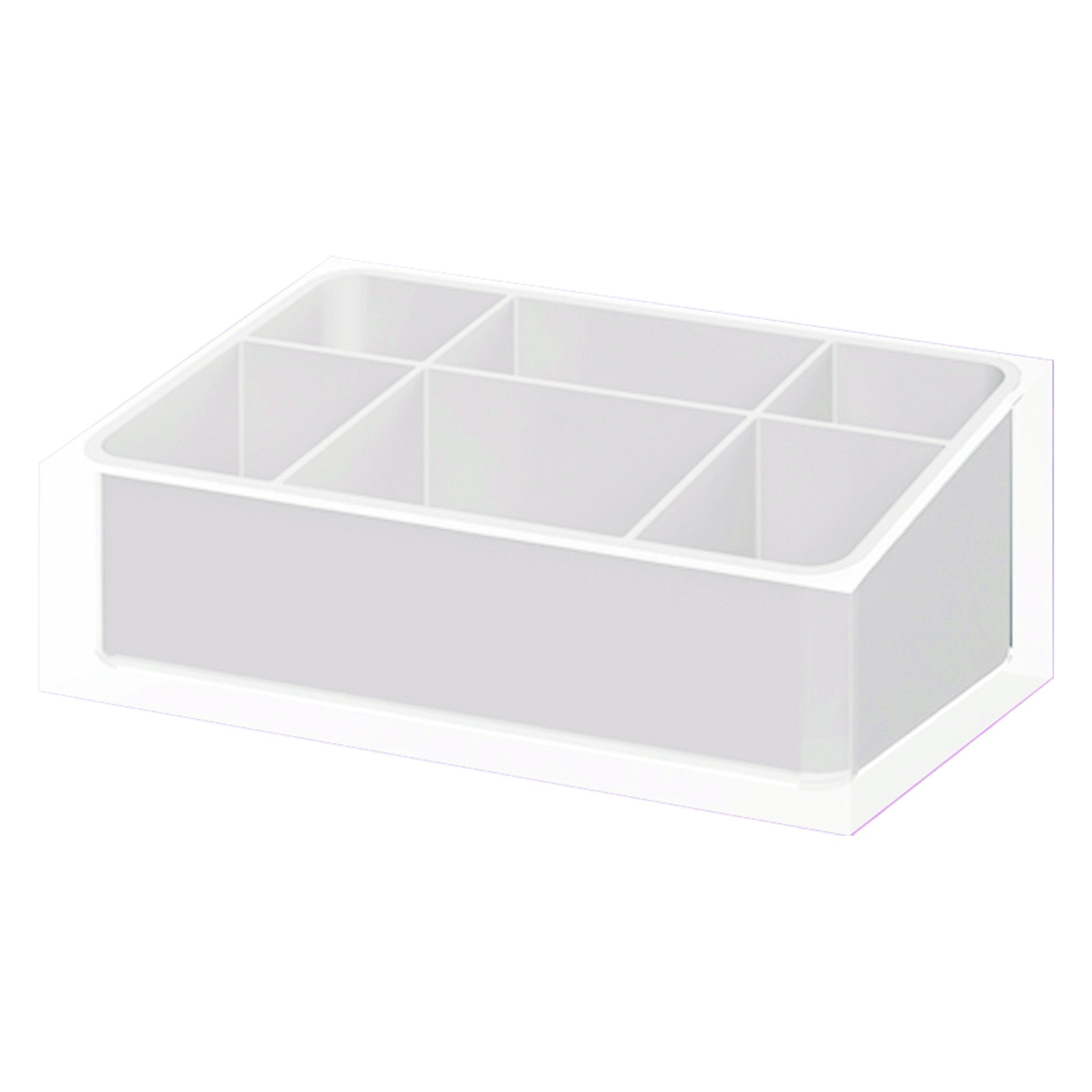 organizer-bagno-rainbow-l-19-x-h-7-5-cm-bianco-leroy-merlin