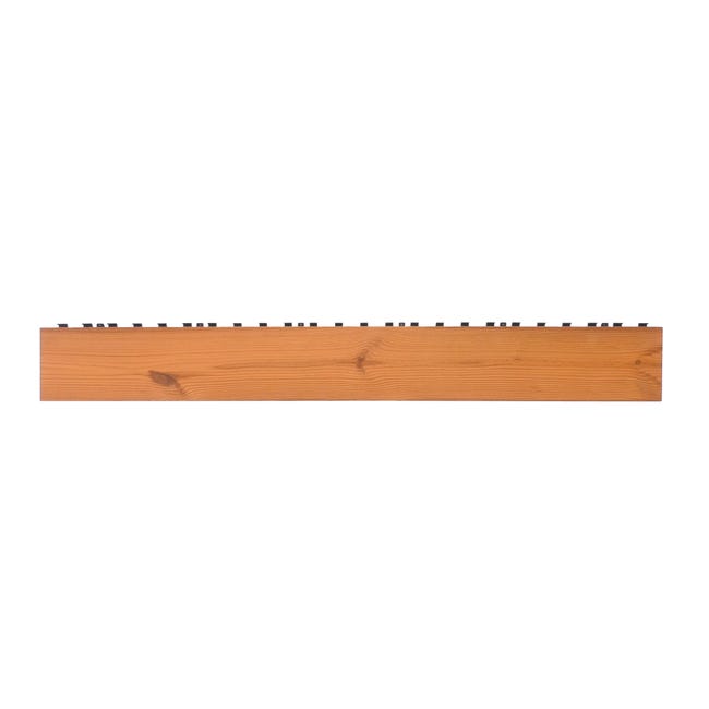 Listone da incastro in legno L 120 x H 15 cm, Sp 25 mm marrone chiaro - 1