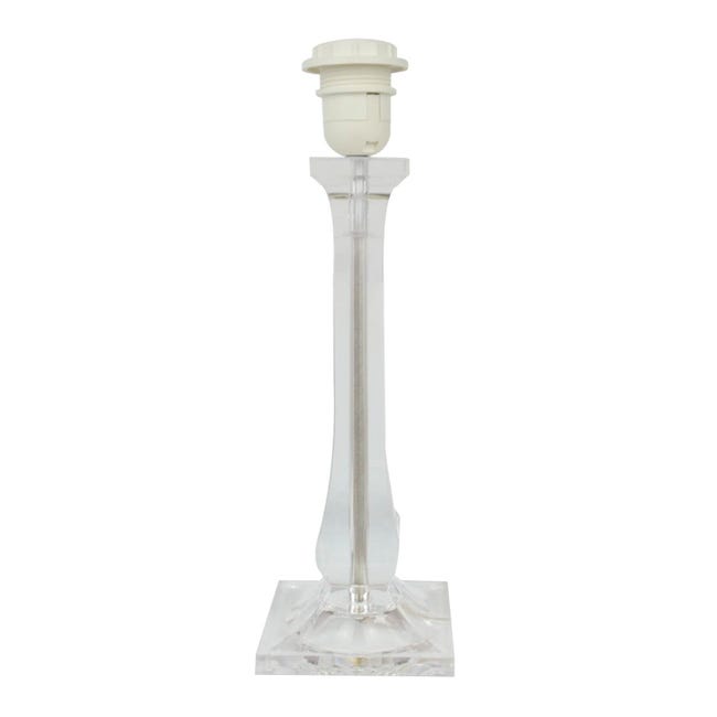 Base della lampada da tavolo Rozala trasparente, H 34.0 cm, E27 MAX60W N/A - 1