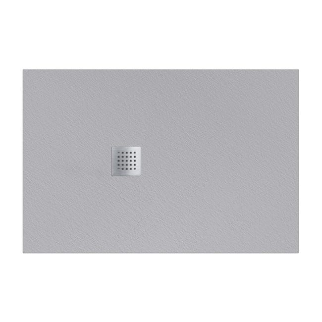 Piatto Doccia Resina Strato 100 X 90 Cm Grigio Leroy Merlin Piatto Doccia 90 100