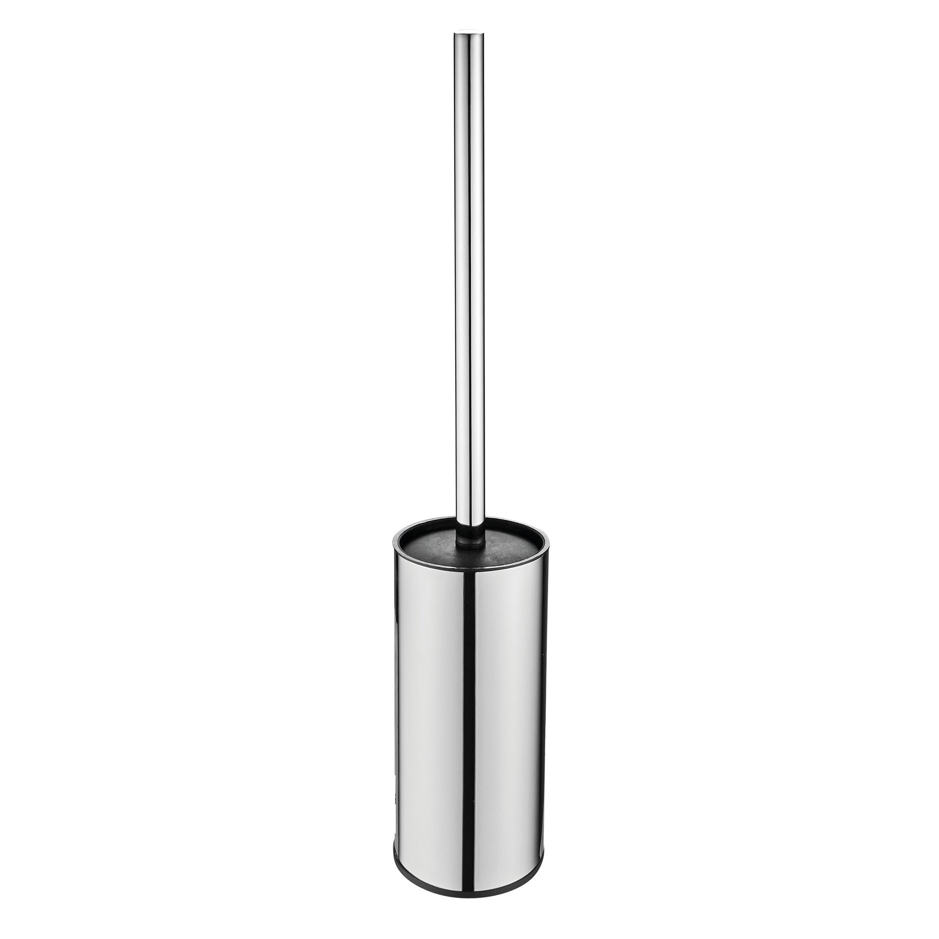 Portascopino Shell in acciaio finitura cromo