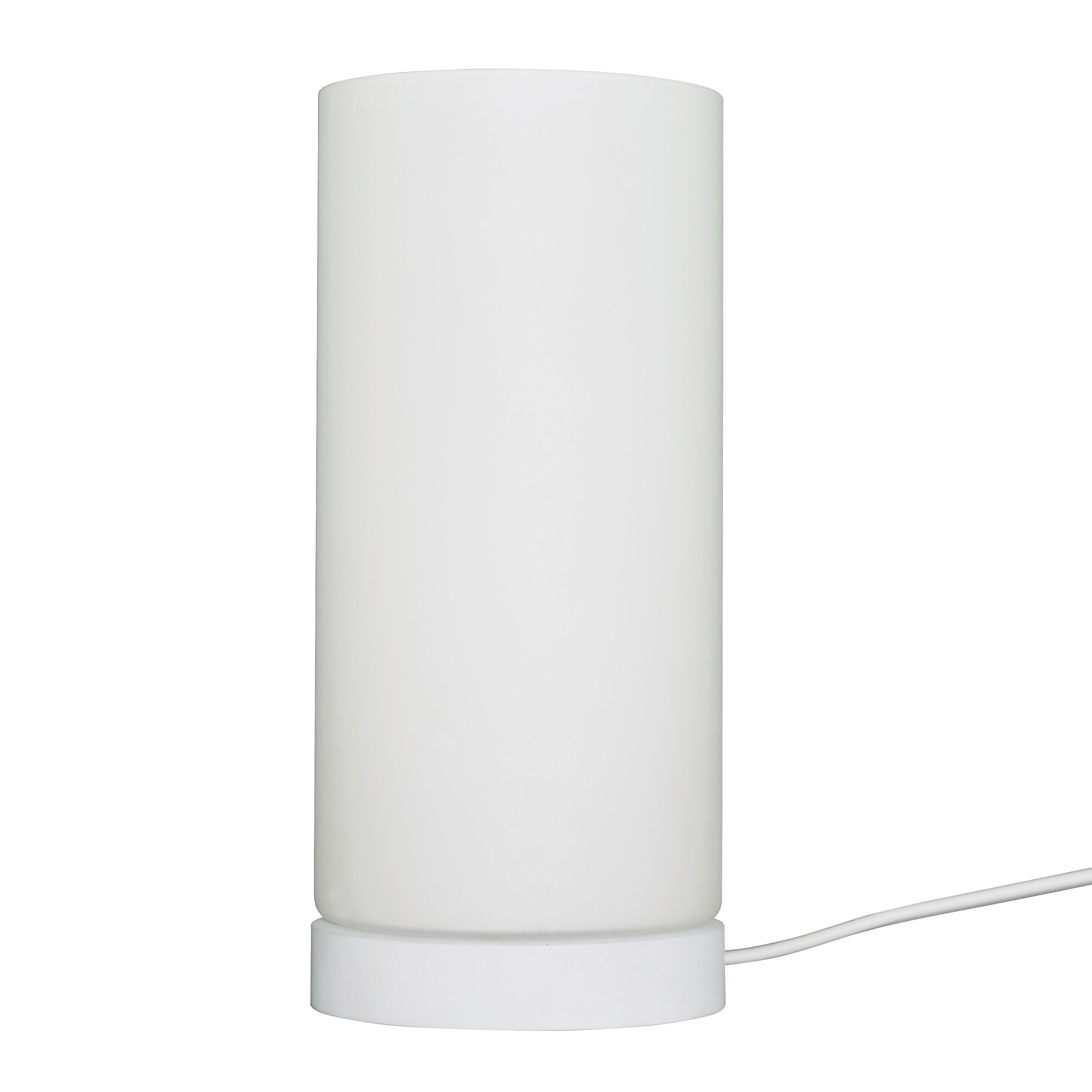 Lampada da comodino Moderno Basic bianco , in vetro, INSPIRE - 2