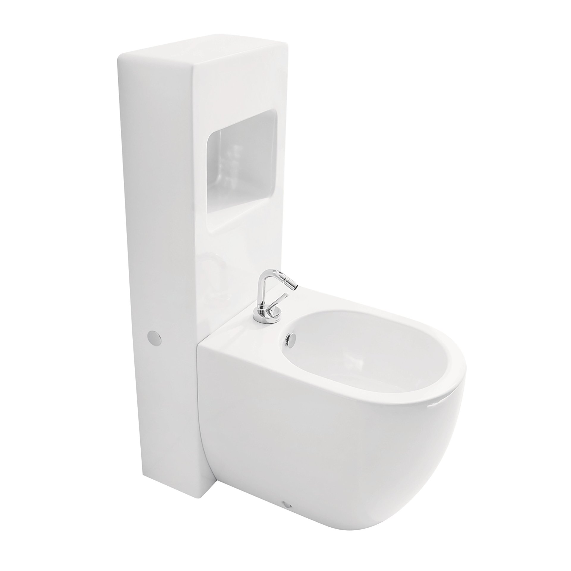 Bidet a pavimento filo muro flo unico KERASAN
