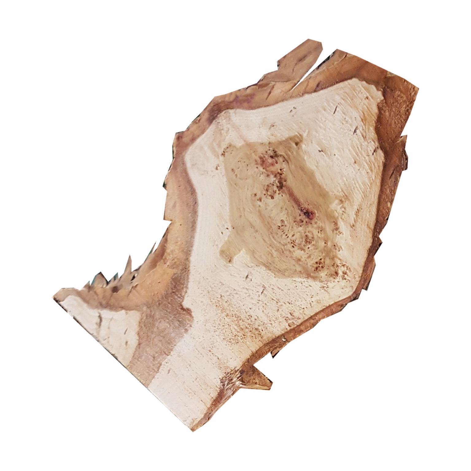 Tavola Triangolo in abete e pino douglas grezzo - 1