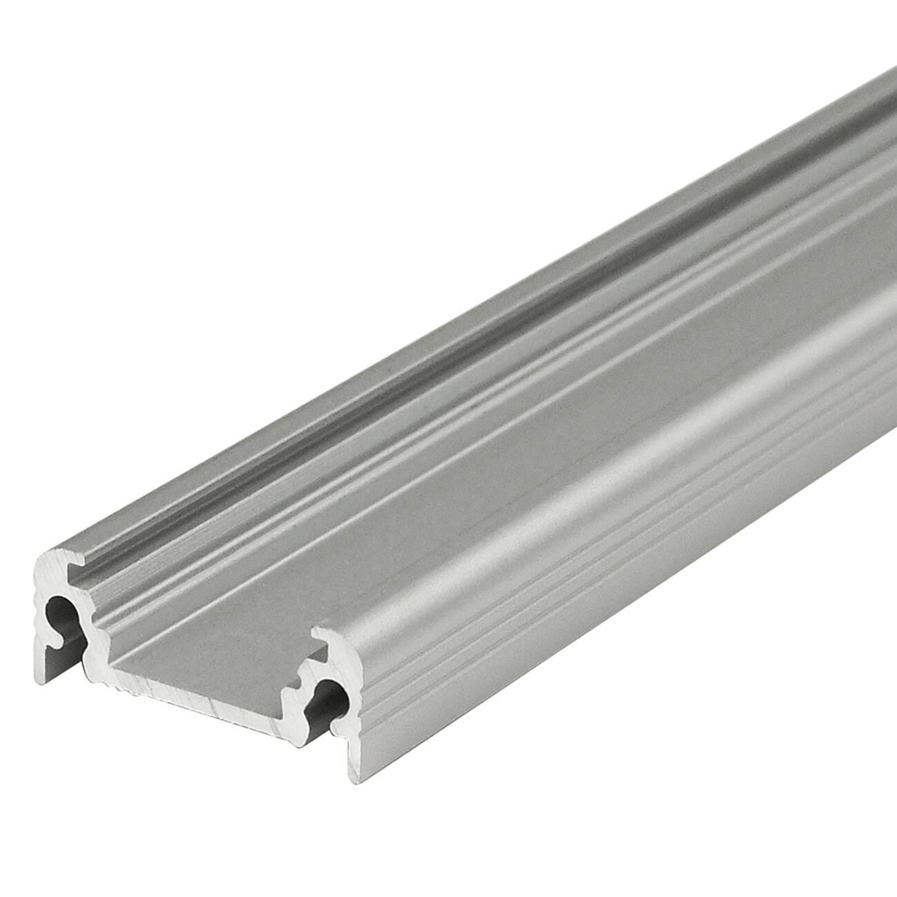 Profilo per strisce led, grigio / argento, 2 m