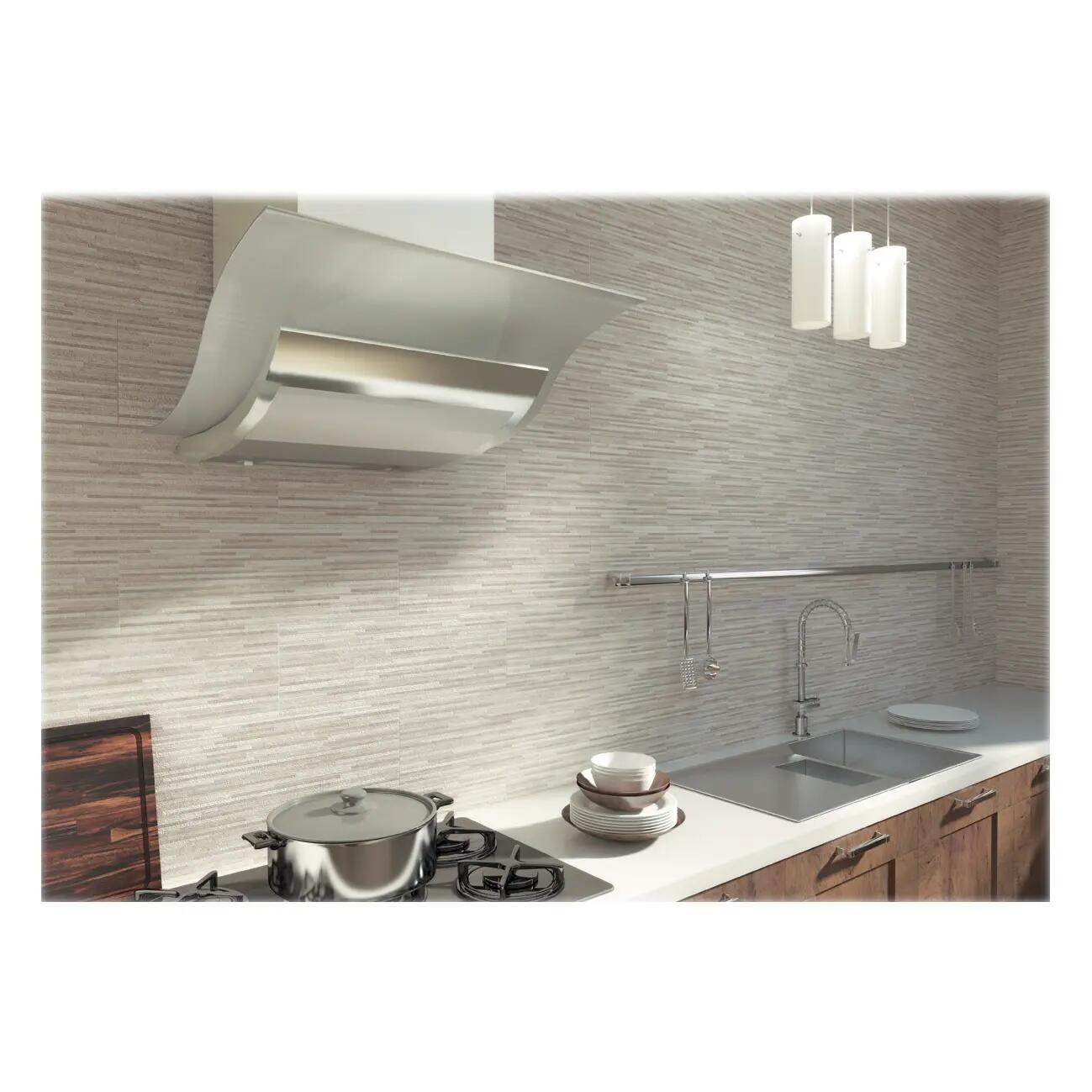 Piastrella Per Rivestimenti Kintay 20 X 60 Cm Sp 9 3 Mm Grigio Leroy Merlin