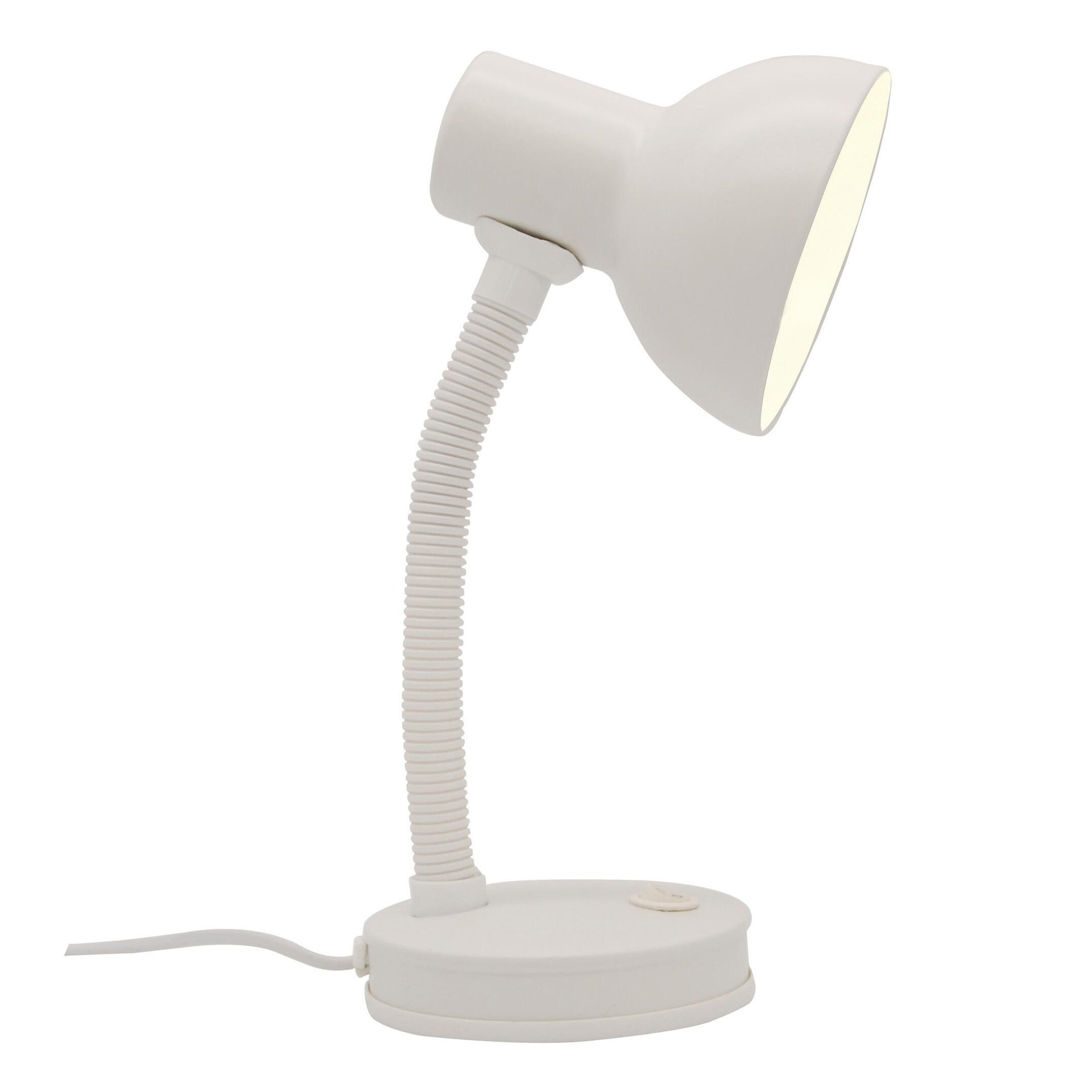 Lampada da scrivania Moderno Buro bianco , in metallo, INSPIRE