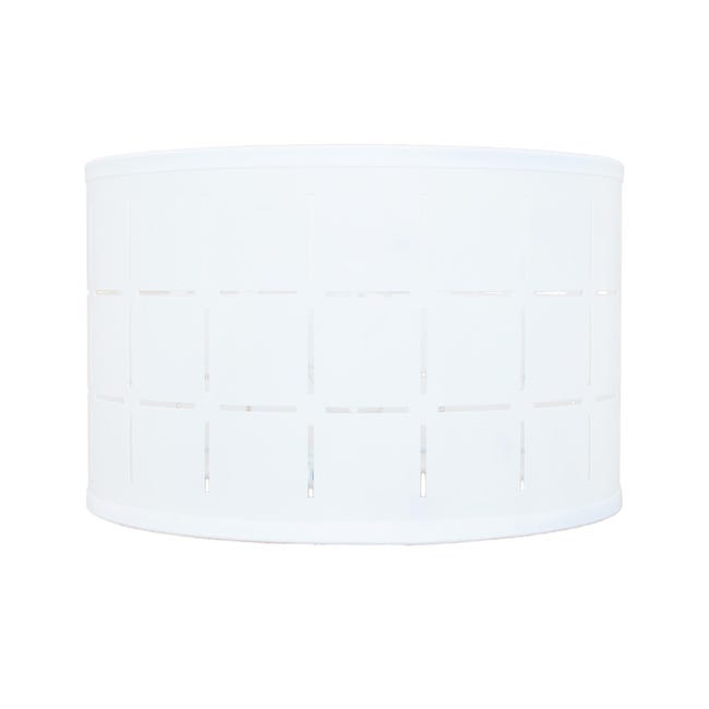 Paralume per lampada da tavolo personalizzabile Ø 20 cm bianco in pvc - 1