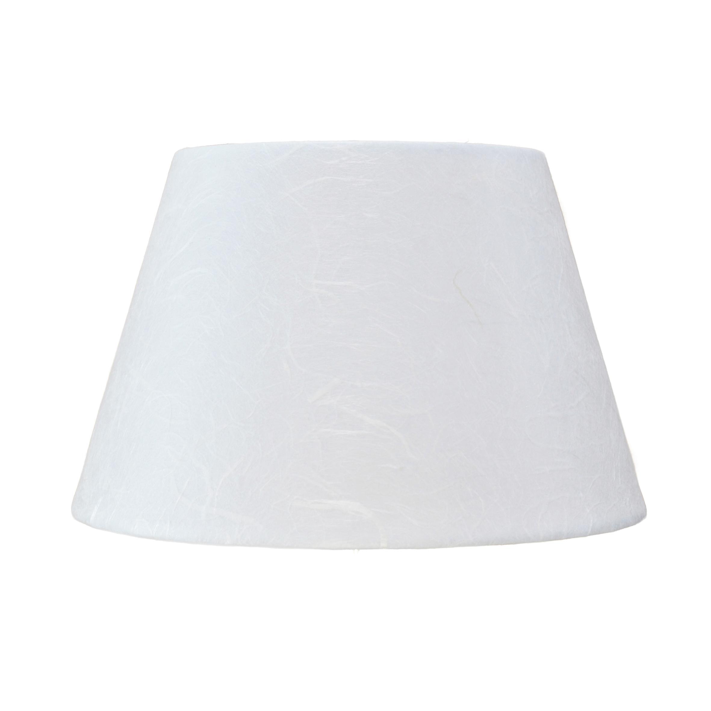 Paralume per lampada da tavolo personalizzabile Ø 20 cm bianco in carta laccata - 1