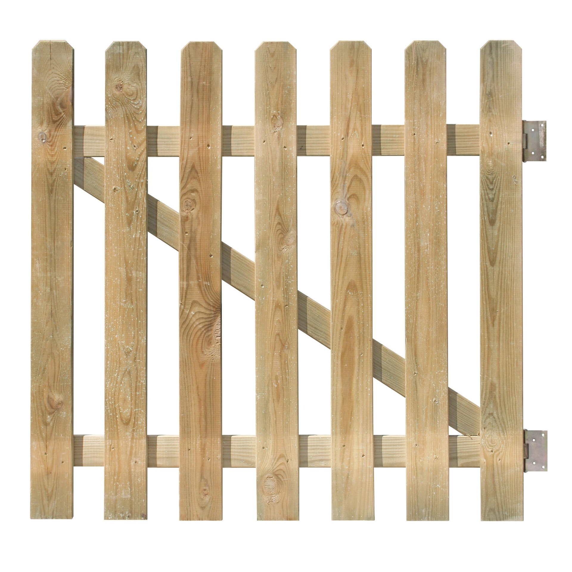 Cancello / portello FOREST STYLE CANCELLETTO MUSTANG 100X100CM in legno L 1 x H 1 m