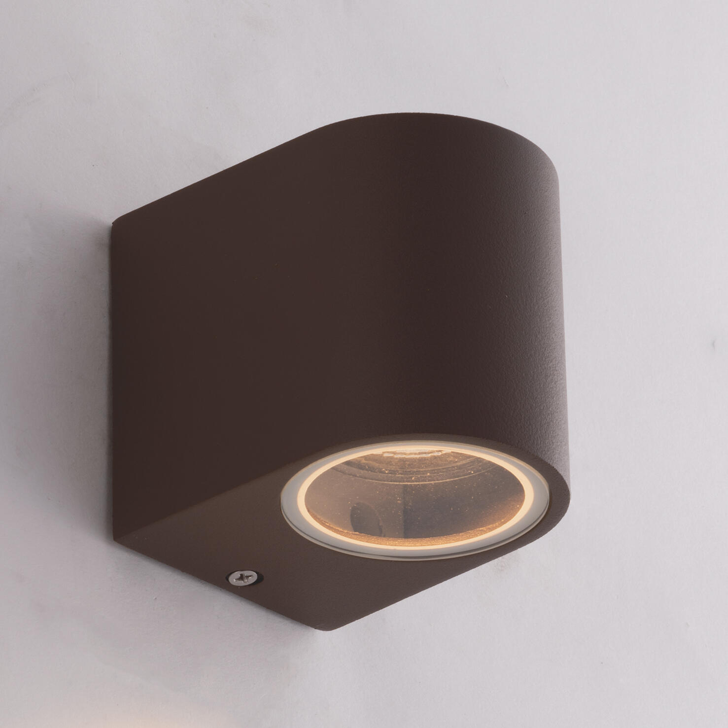 Applique Onein alluminio, corten, GU10 MAX35W IP54 | Leroy Merlin