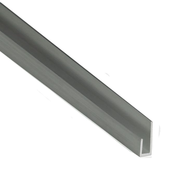 Profilo cimasa STANDERS in alluminio 1 m x 1.8 cm grigio - 1