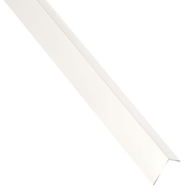 Profilo angolare asimmetrico STANDERS in alluminio 2.6 m x 2.35 cm bianco - 1