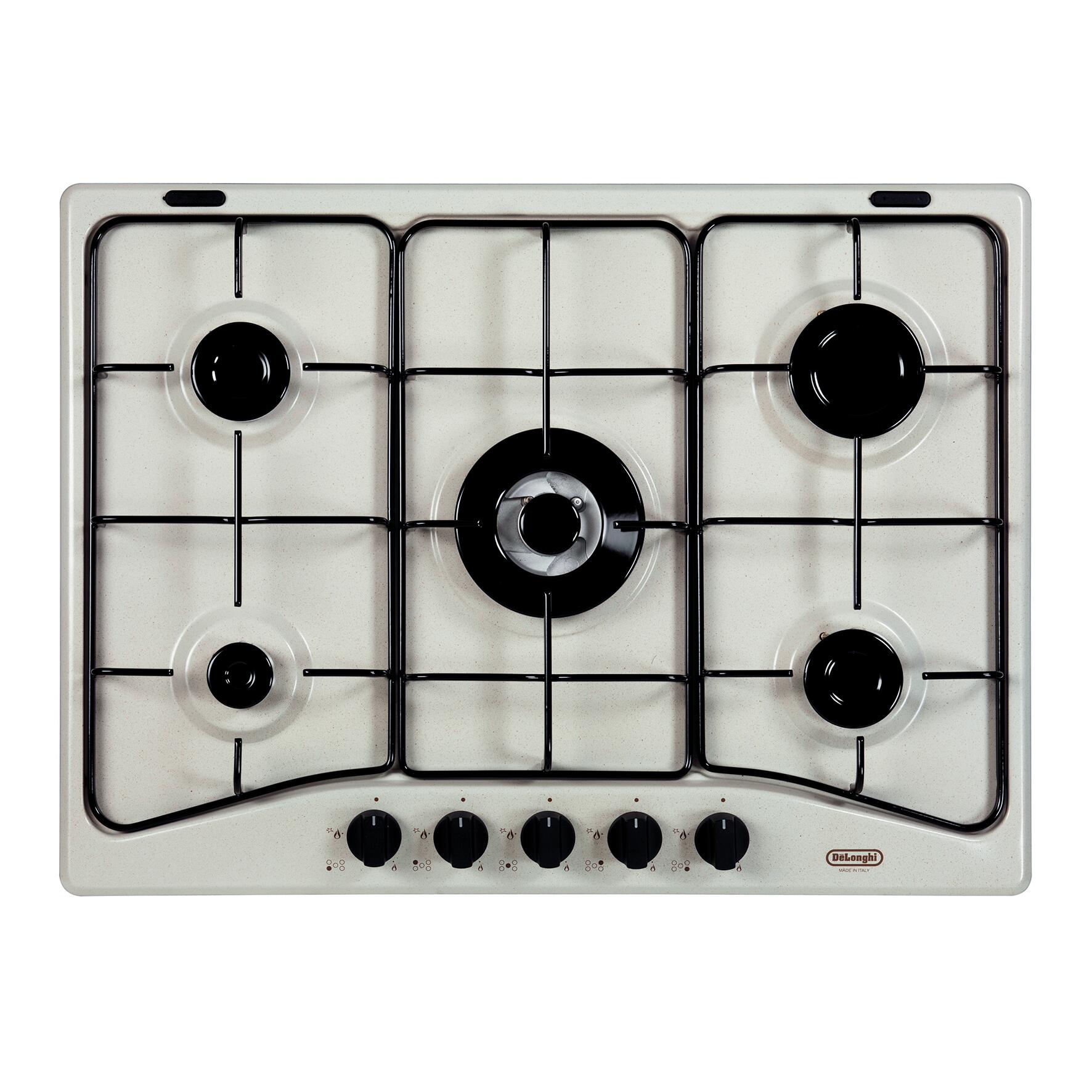Teka EX 70.1 5G AI AL DR CI – Piano Cottura A Gas 5 Fuochi 68 Cm – Acciaio Inox Con Griglie In Fusione