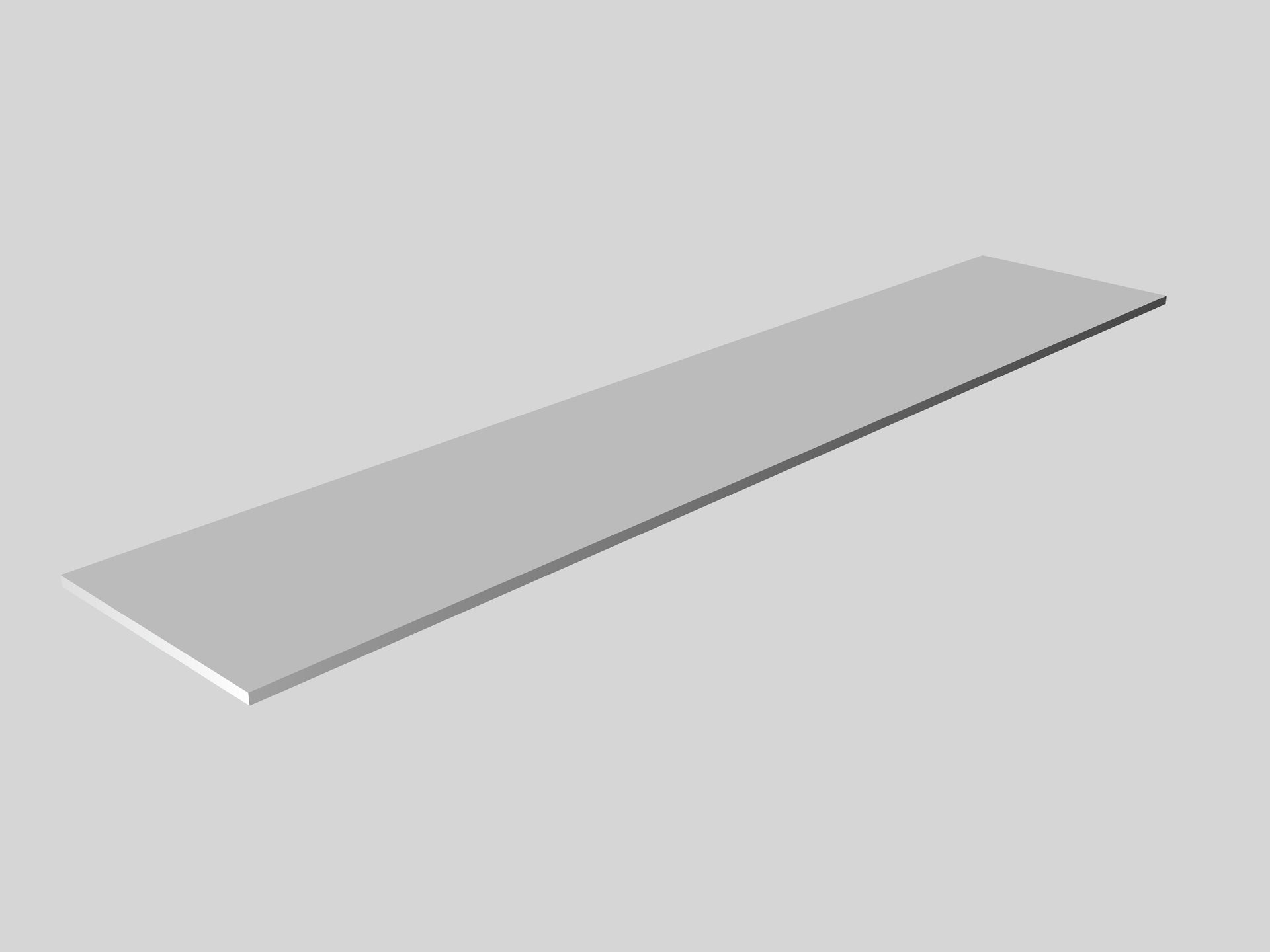 Ripiano melaminico 200 x 40 cm Sp 16 mm bianco candido