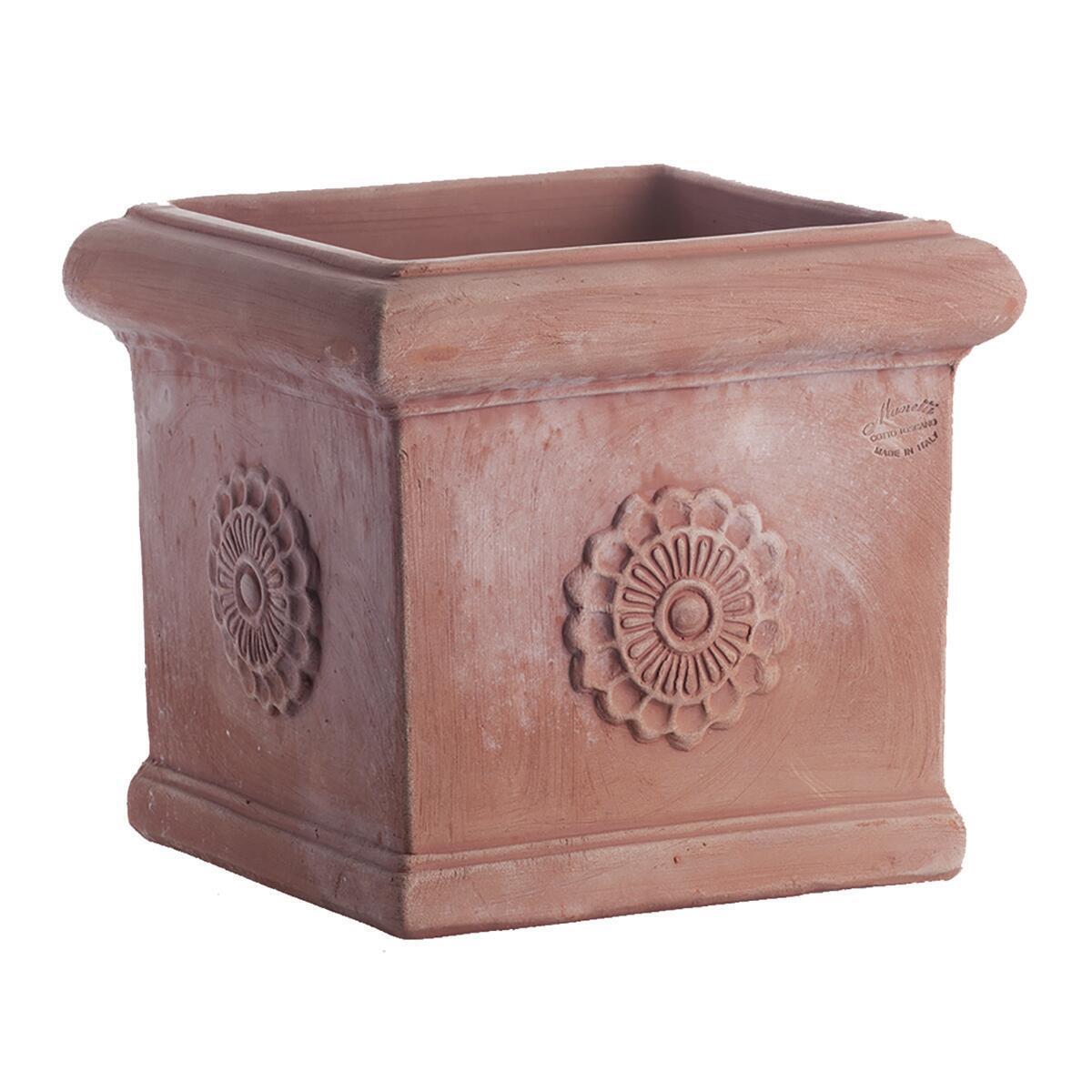 Vaso in terracotta colore marrone H 36 cm, L 40 x P 40 cm Leroy Merlin