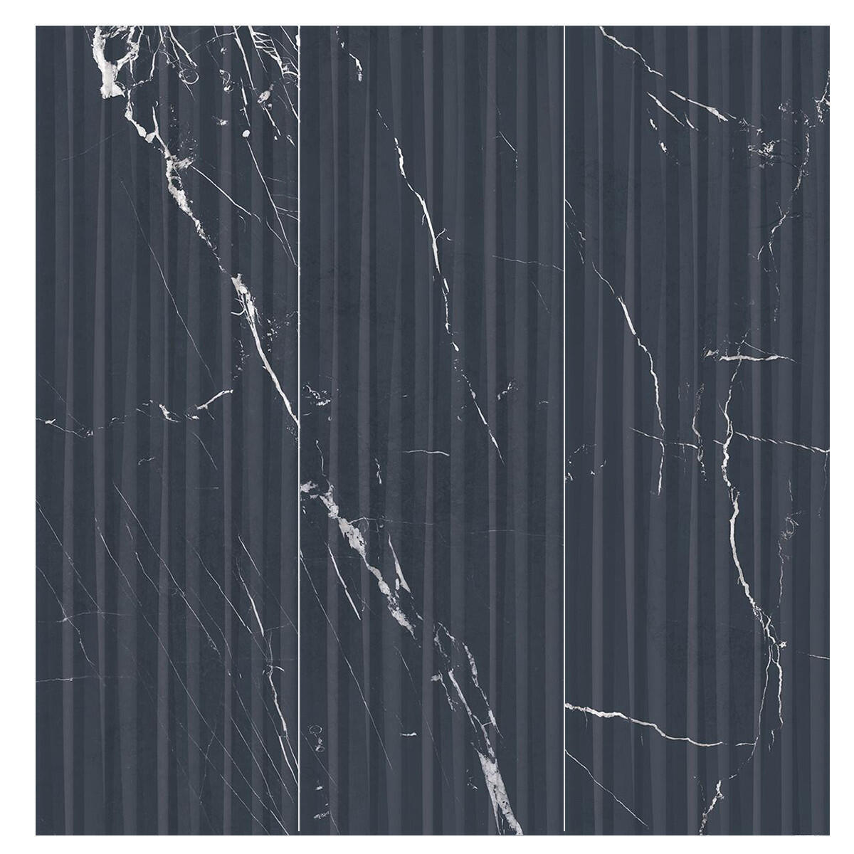 Piastrella per rivestimenti Marmorea Marquinia Prenaos 31.5 x 100 cm sp. 8.7 mm bianco - 6