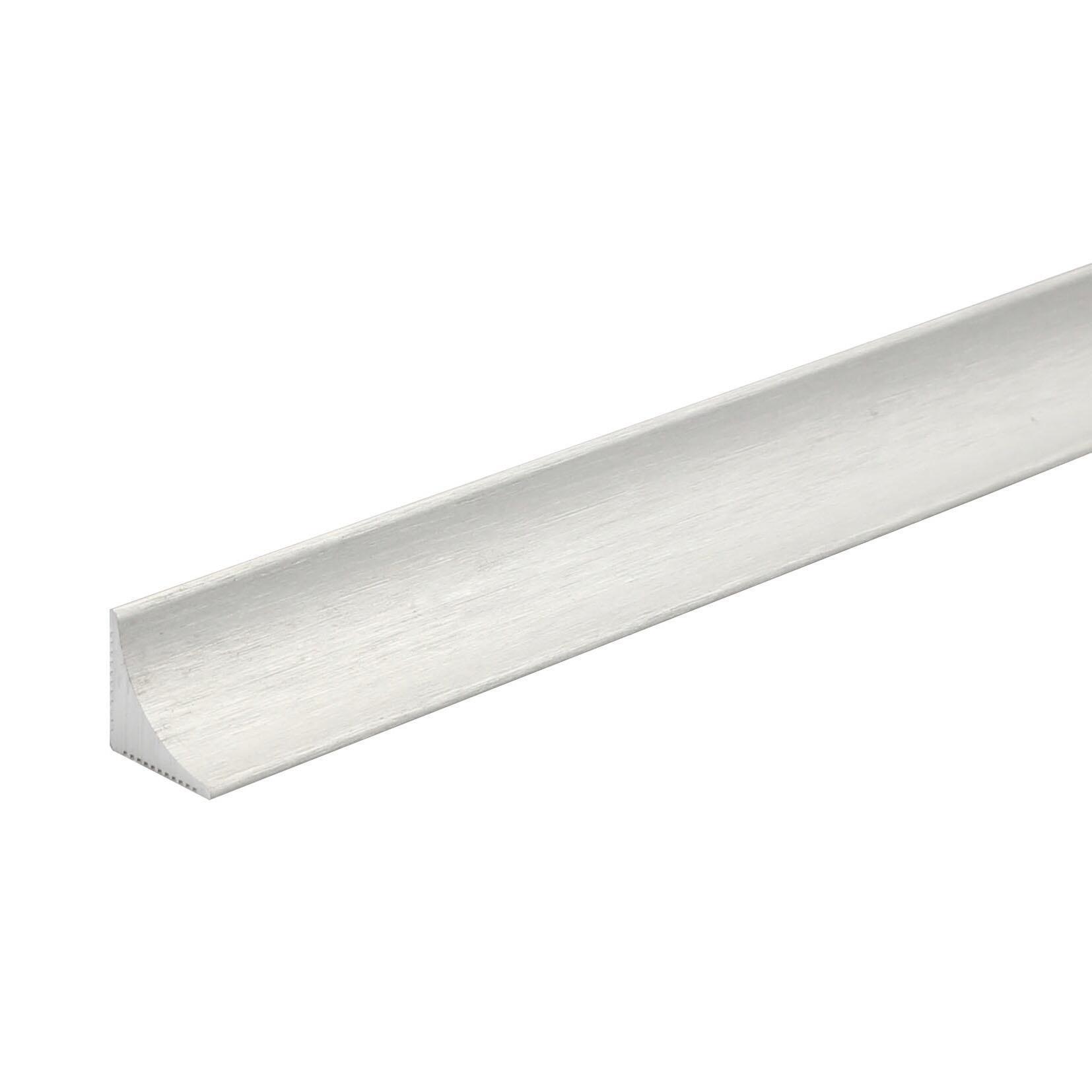 Profilo in alluminio 2.6 m x 1.5 cm grigio
