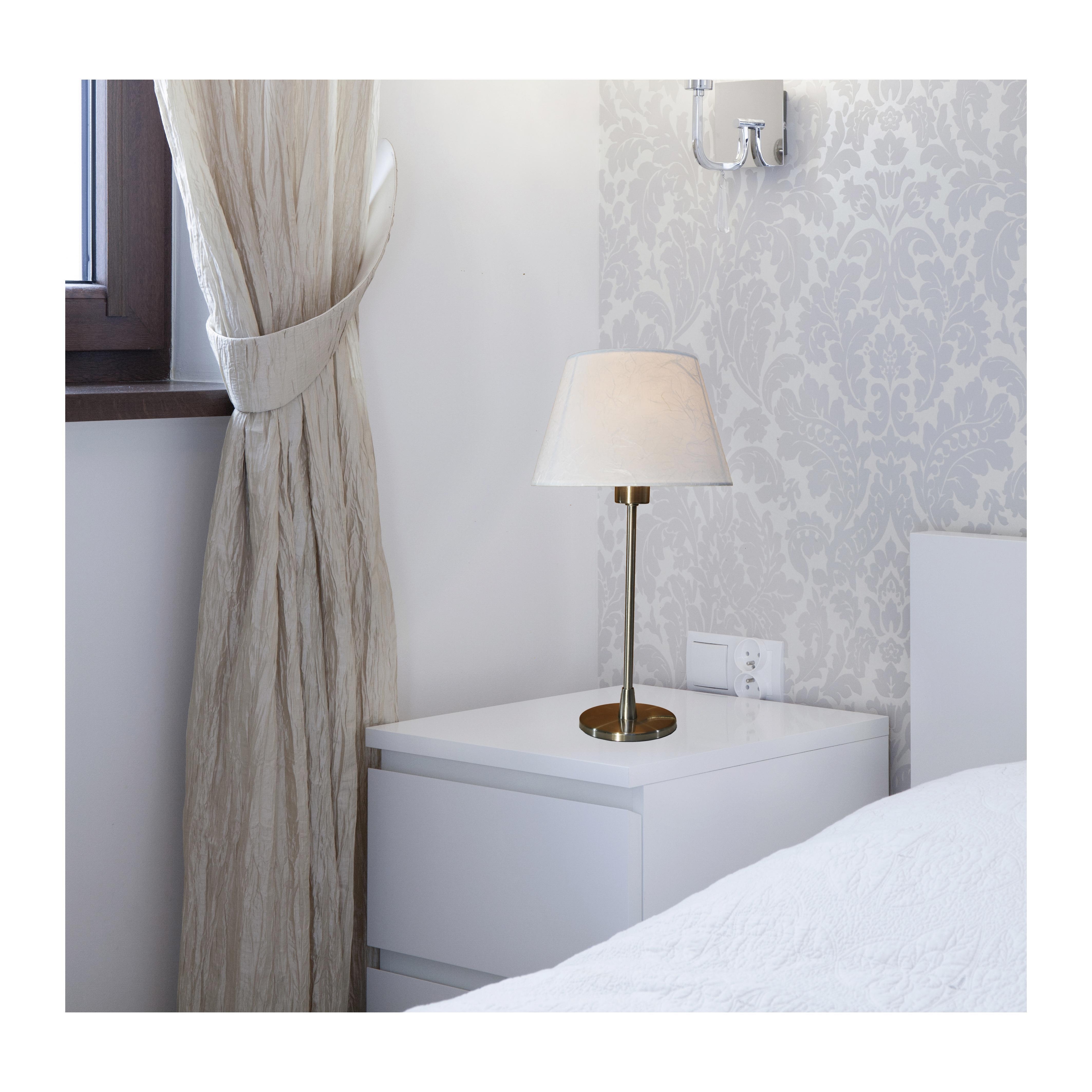 Paralume per lampada da tavolo personalizzabile Ø 20 cm bianco in carta laccata - 4