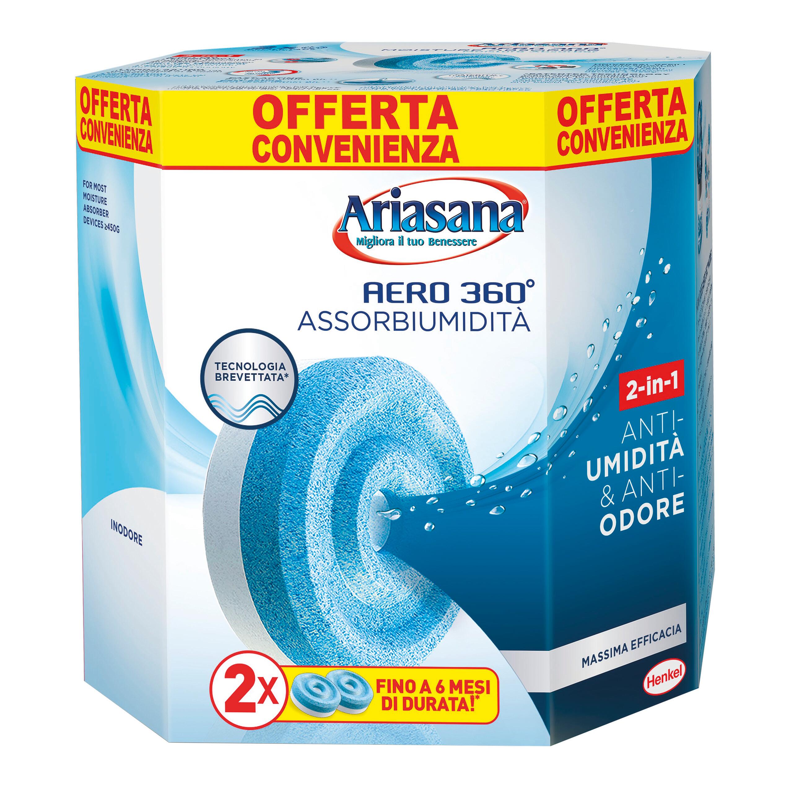 Ricarica Assorbiumidit&agrave; Maxi Formato 2,8kg - Sali Neutri Universali ARIASANA