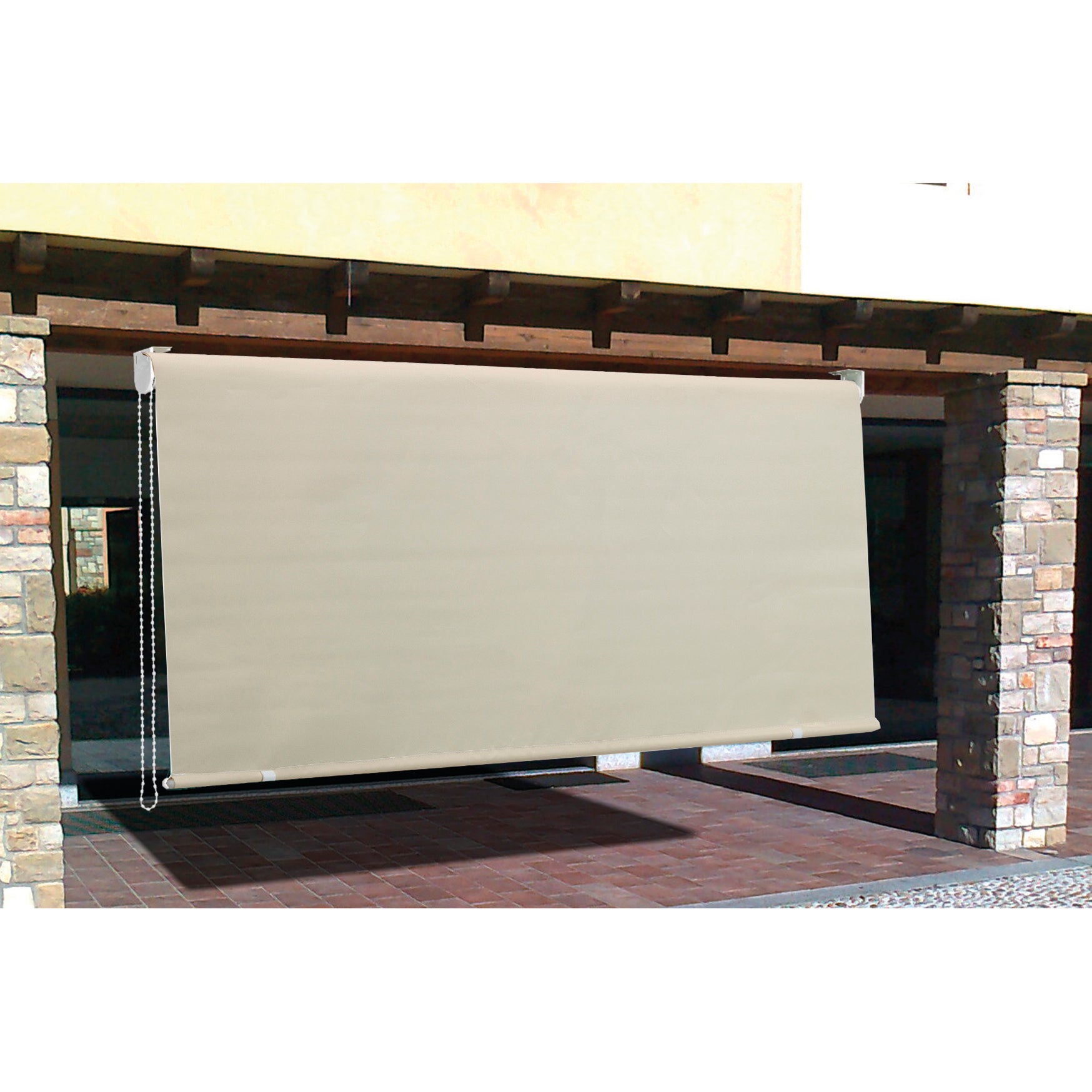 Tenda Da Sole A Caduta Con Rullo 2 X 2 5 M Beige Leroy Merlin