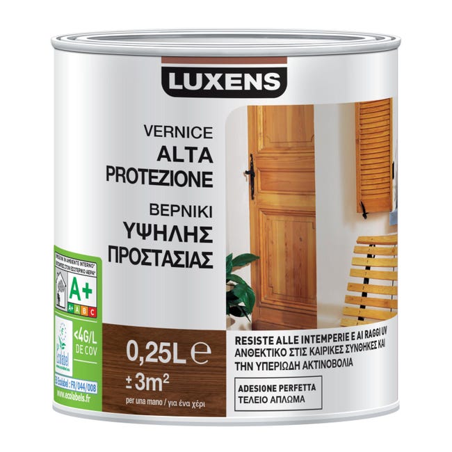 Vernice per legno da esterno liquido LUXENS 0.25 L incolore lucido - 1