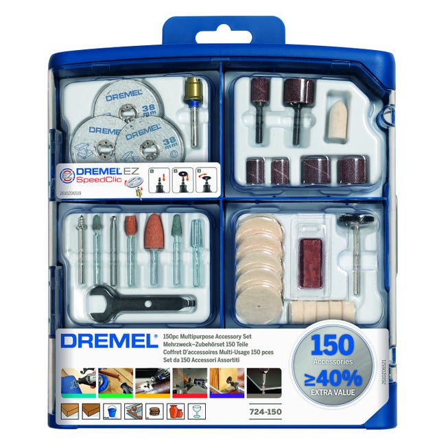 Dremel 687 Set Multiuso Con 52 Accessori - Kit Per Utensili Rotanti, Lavorazione Legno E Metallo - Foto 12