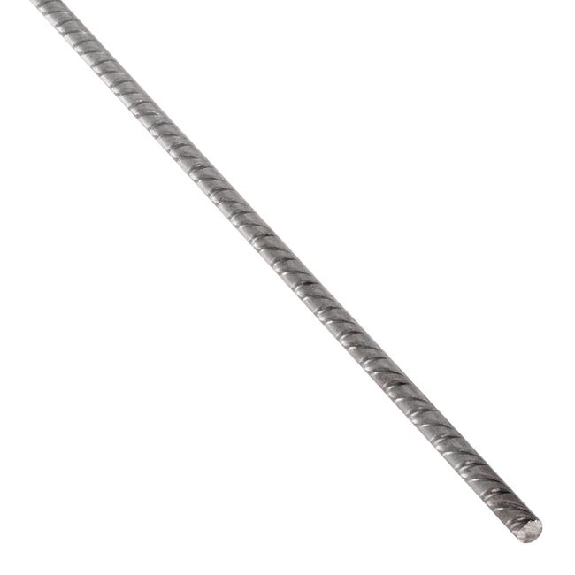Profilo tondi per cemento STANDERS in acciaio 1 m x 0.6 cm Ø 6 mm grigio - 1