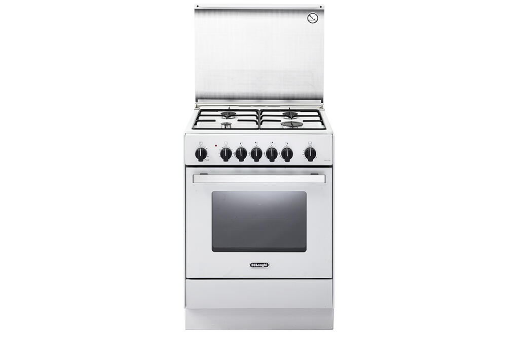 Cucina freestanding accensione elettronica con manopole DE'LONGHI DGW 65 ED  | Leroy Merlin