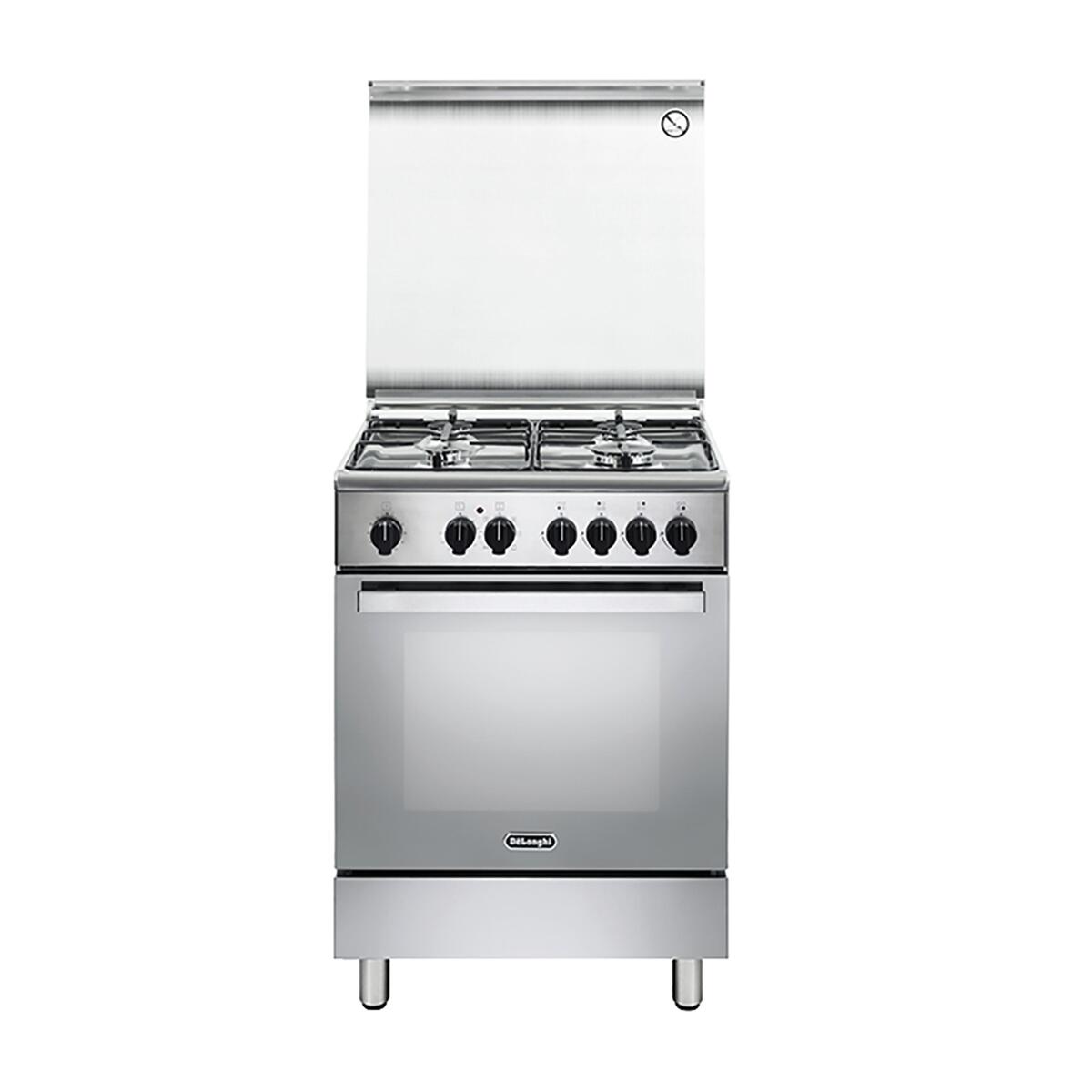 Cucina freestanding accensione elettronica con manopole DE'LONGHI DGW 65 ED  | Leroy Merlin