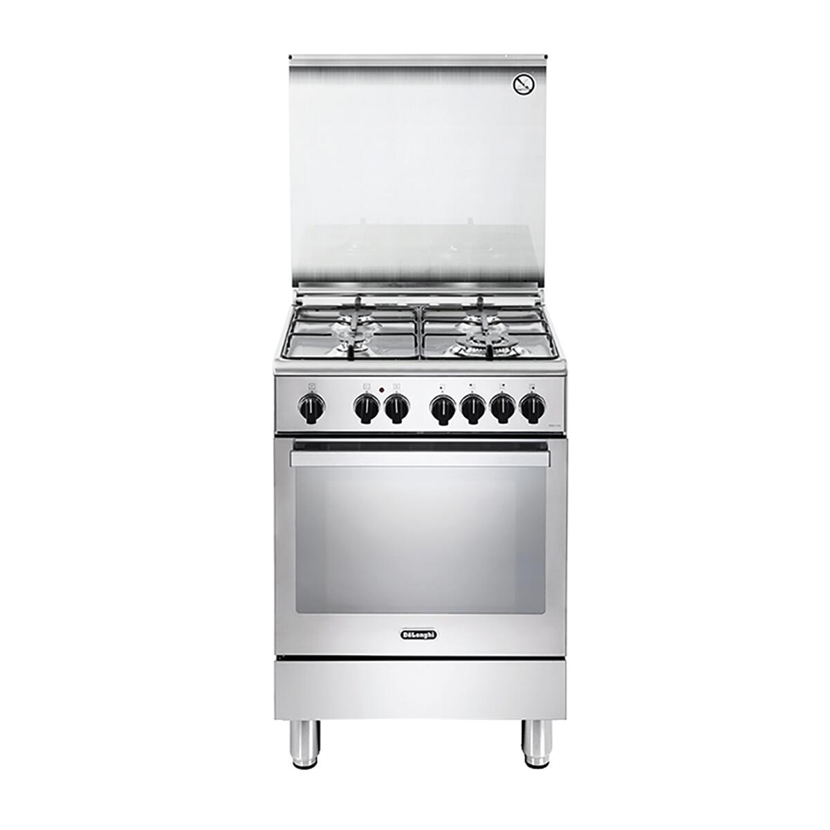 Cucina freestanding accensione elettronica con manopole DE'LONGHI DEVW 65 ED  | Leroy Merlin
