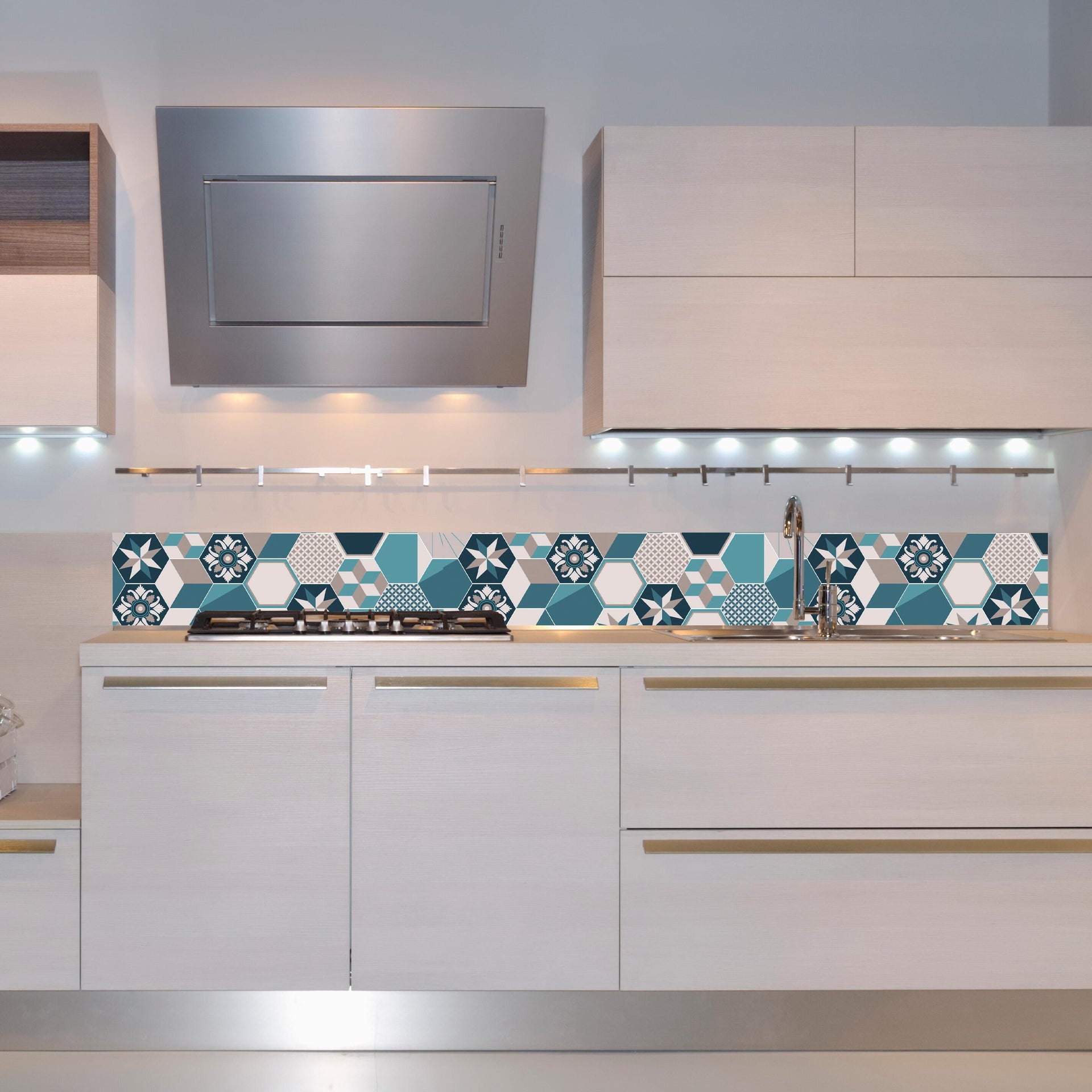 Sticker Pannello Paraschizzi Cucina 20x90 Cm Leroy Merlin