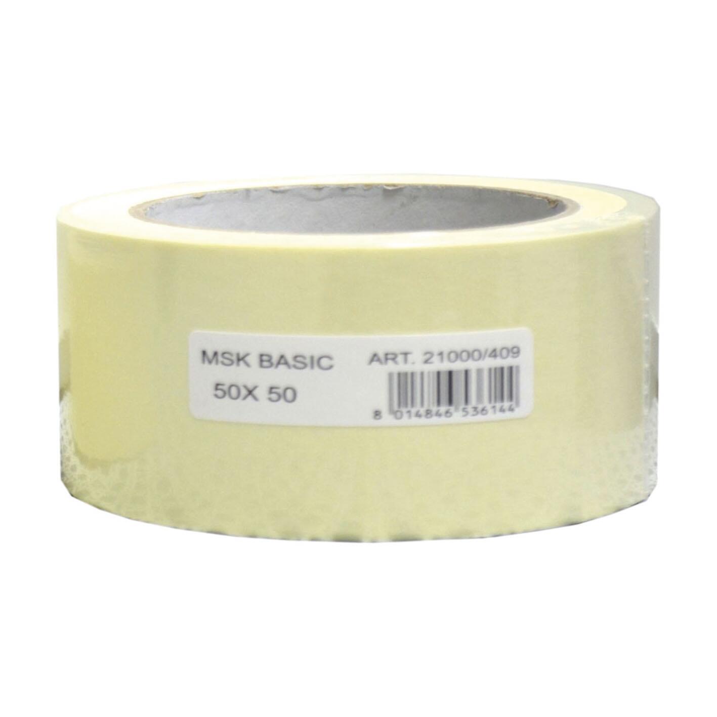 Nastro per mascheratura 50 m x 50 mm superfici lisce