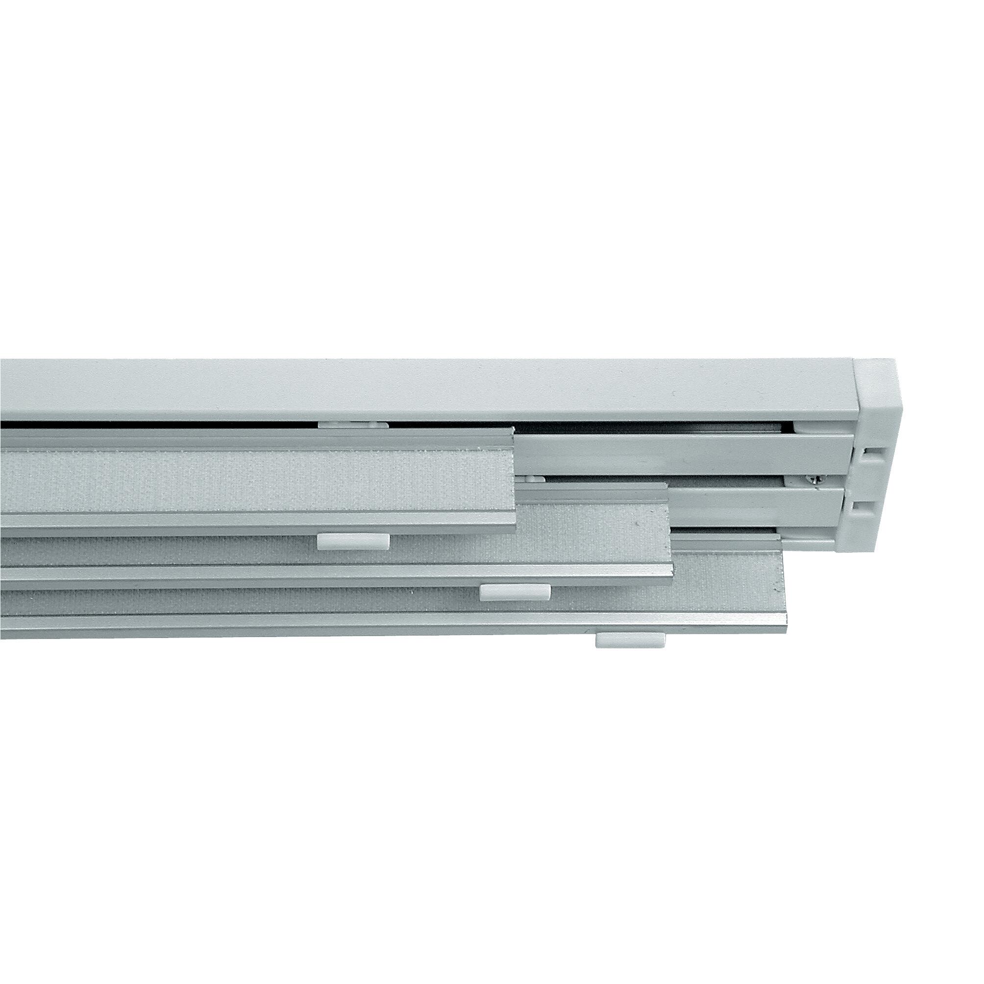 Binario Per Pannello Giapponese Singolo 3 Vie Cruiser Alluminio 170 Cm Bianco Leroy Merlin Binario Per Pannello Giapponese Singolo 3 Vie Cruiser Alluminio 170 Cm Bianco Leroy Merlin