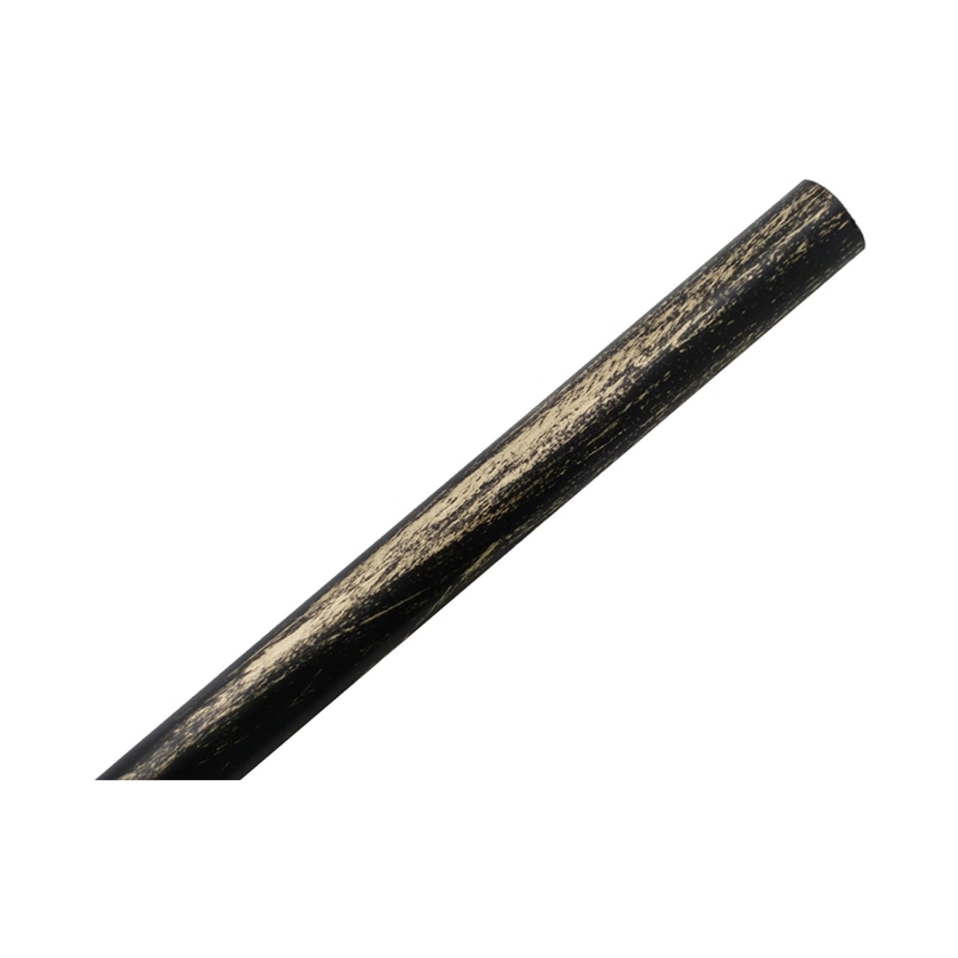 Bastone per tenda Eco in metallo Ø 20 mm nero e dorato verniciato 240 cm