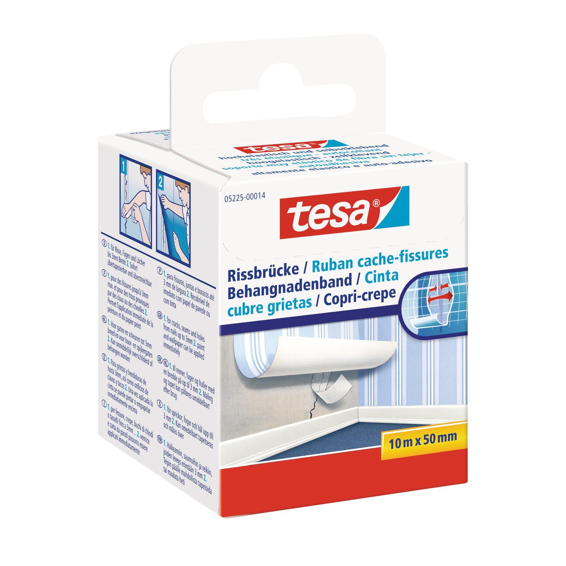 Nastro adesivo TESA Crack Cover 50 mm x 10 m bianco